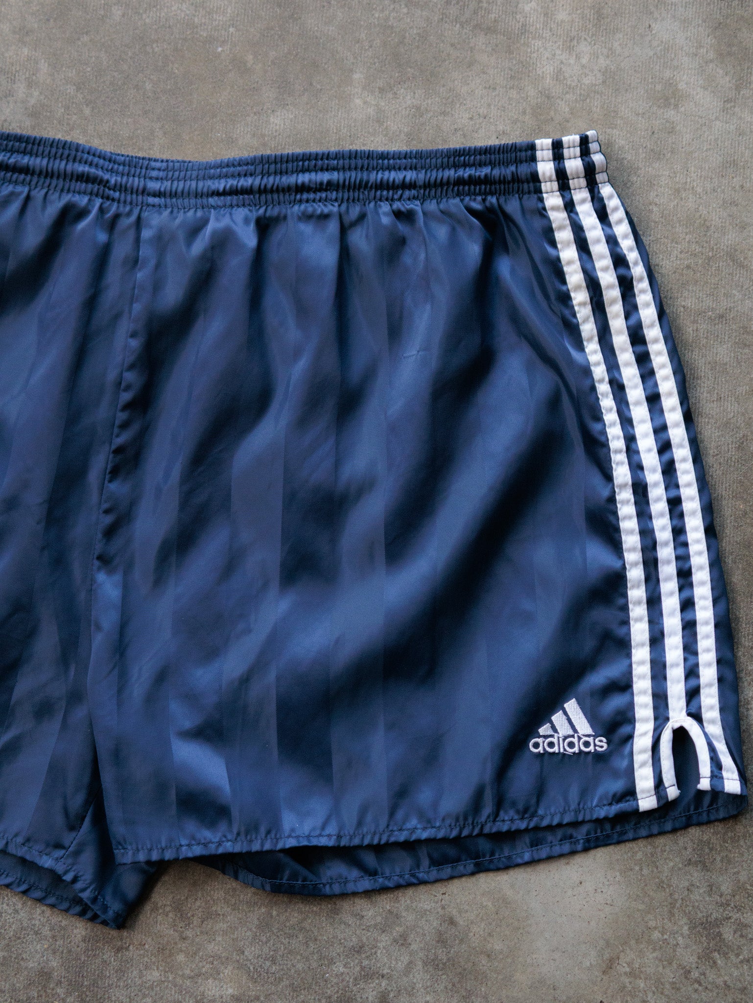 Vintage 00s Navy Adidas Shorts (L)