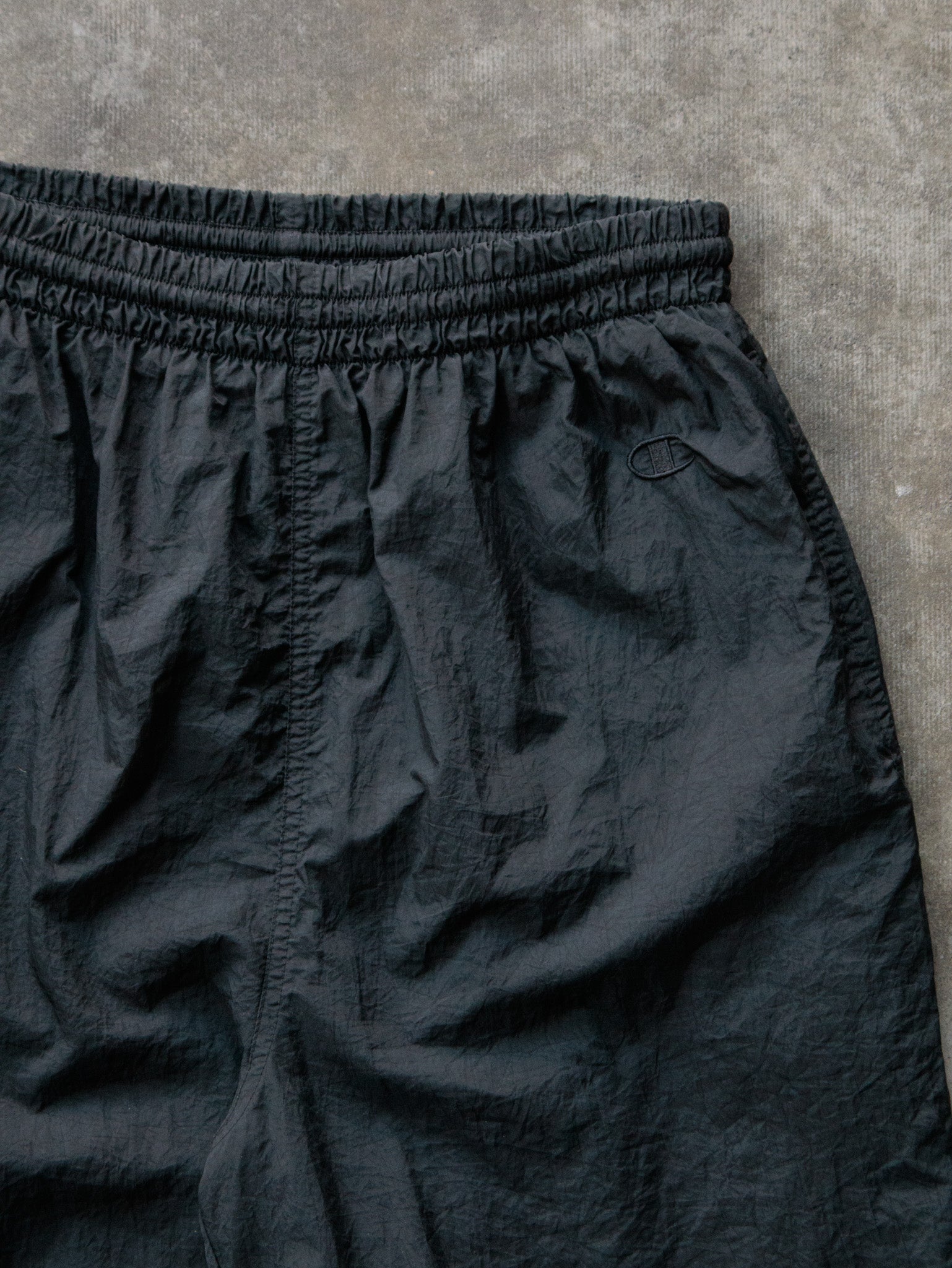 Vintage 00s Black Champion Swim Shorts (M)