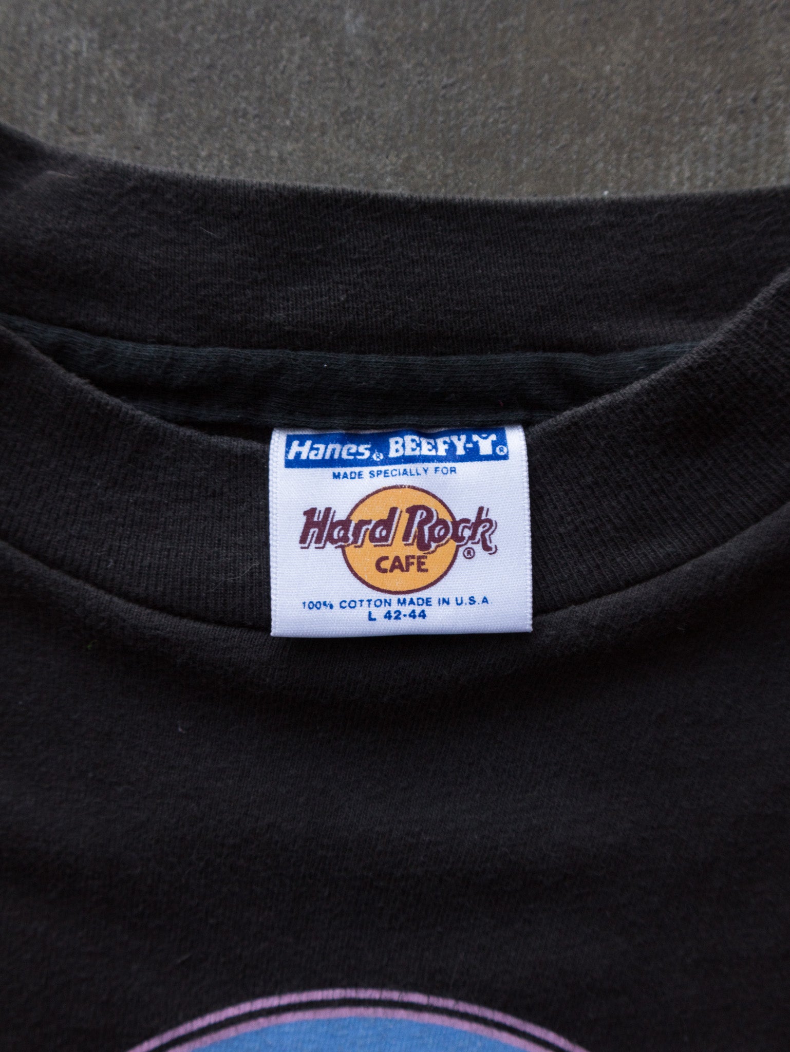 Vintage 90s Faded Black Hard Rock Cafe Dallas Tee (L)