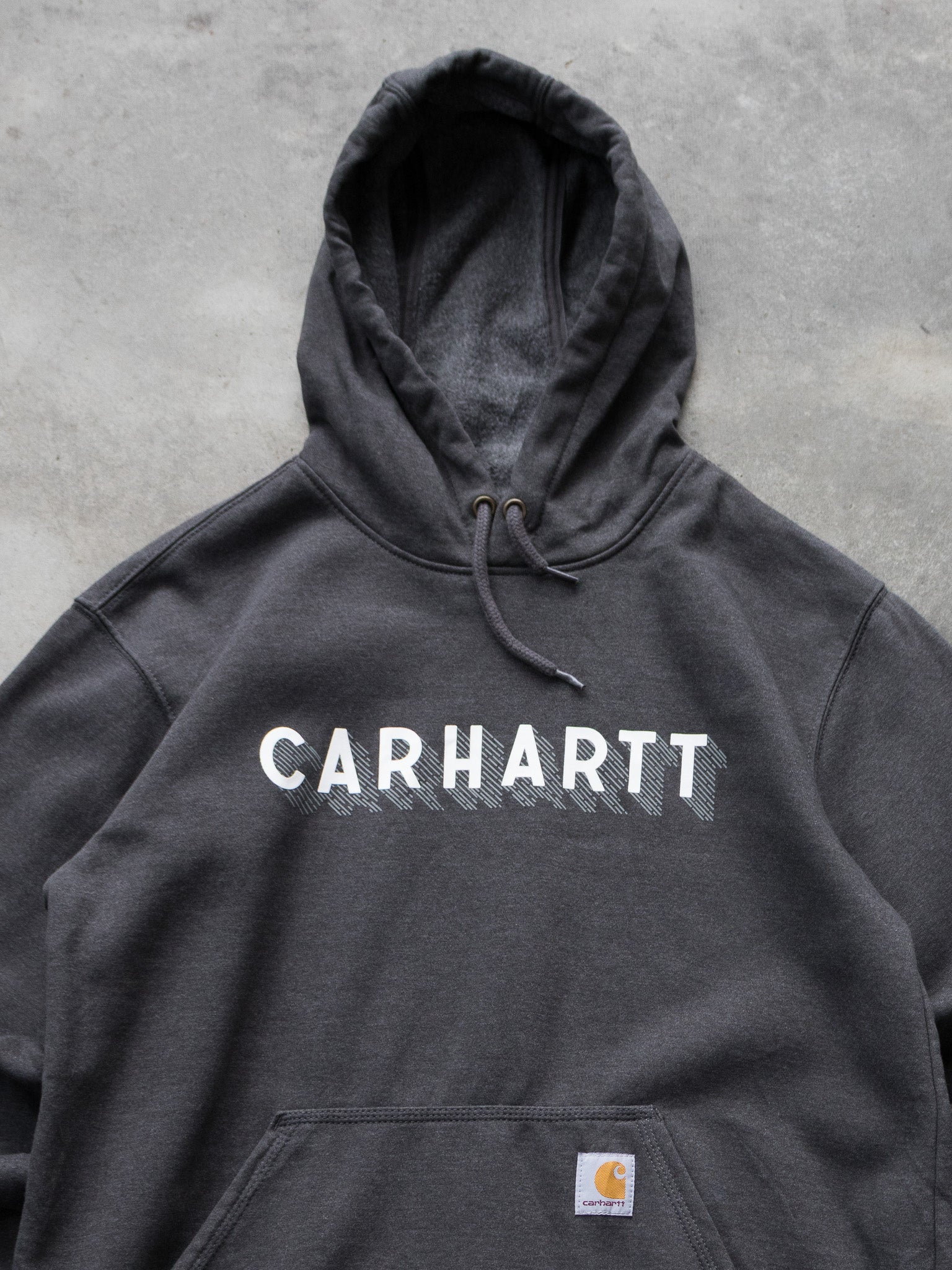 Vintage Charcoal Carhartt Hoodie (S)
