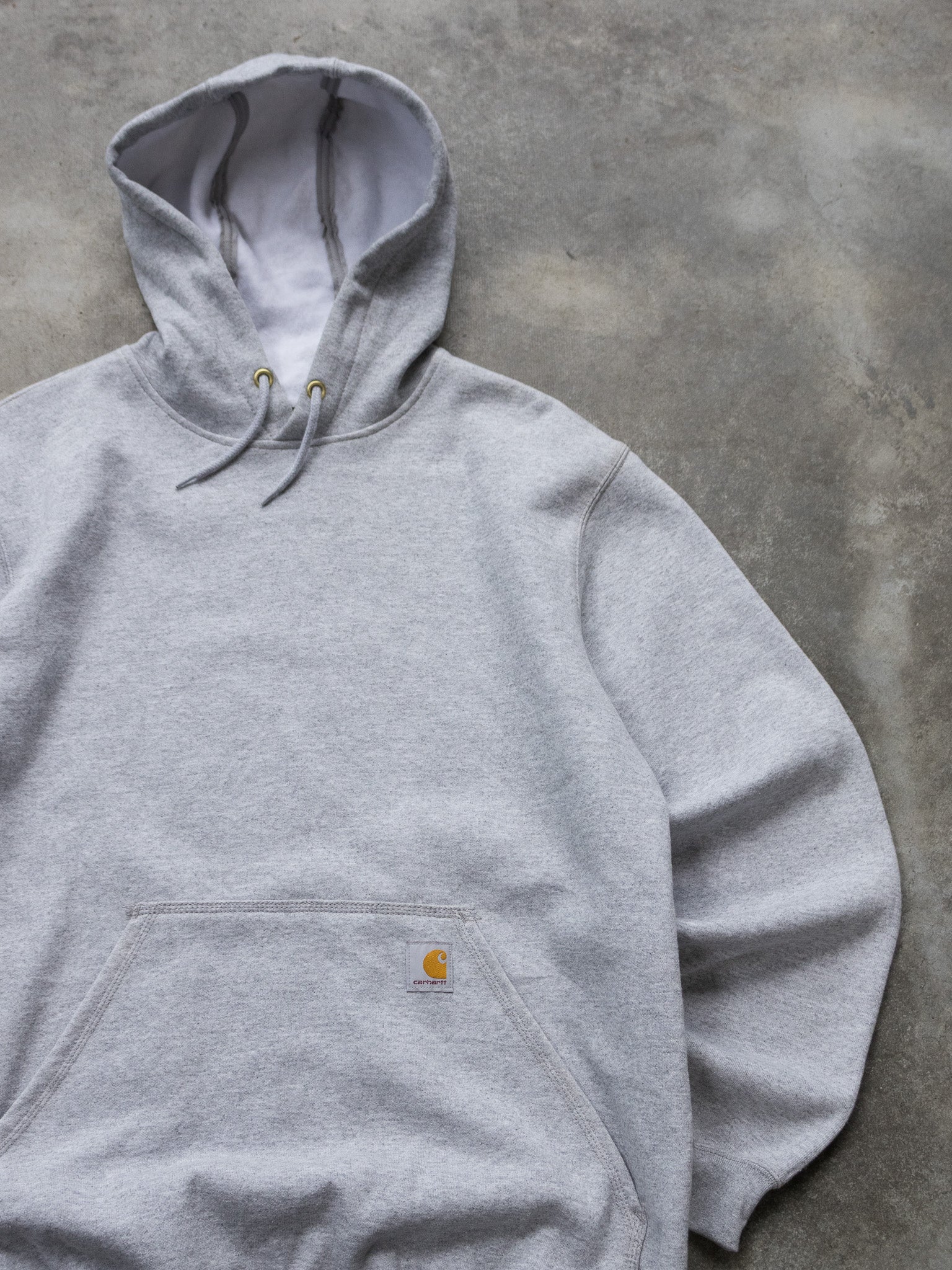 Vintage Grey Carhartt Hoodie (M)