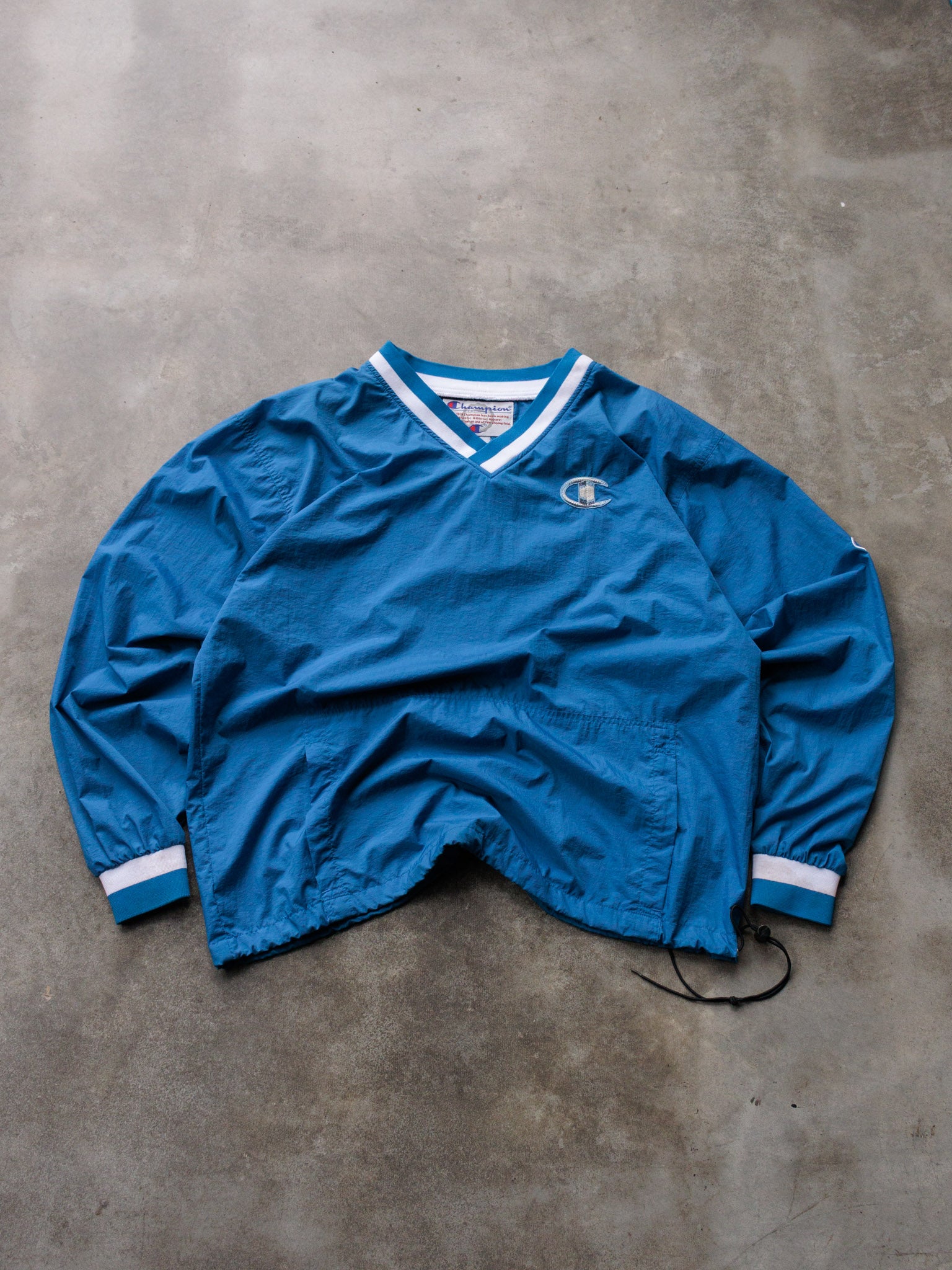 Vintage 90s Blue Champion Windbreaker (L)