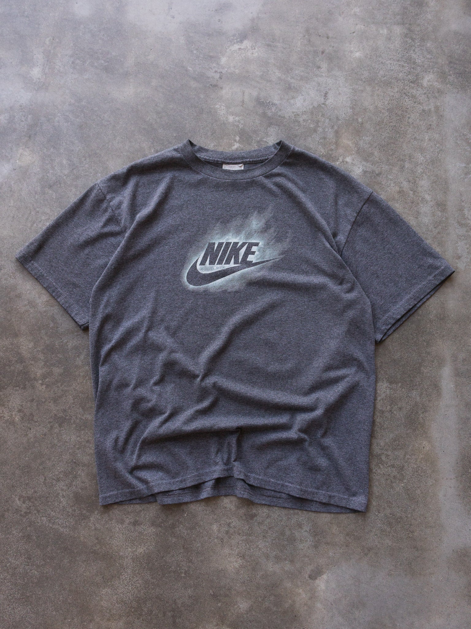 Vintage Grey Nike Go Like Hell Graphic Tee (L)
