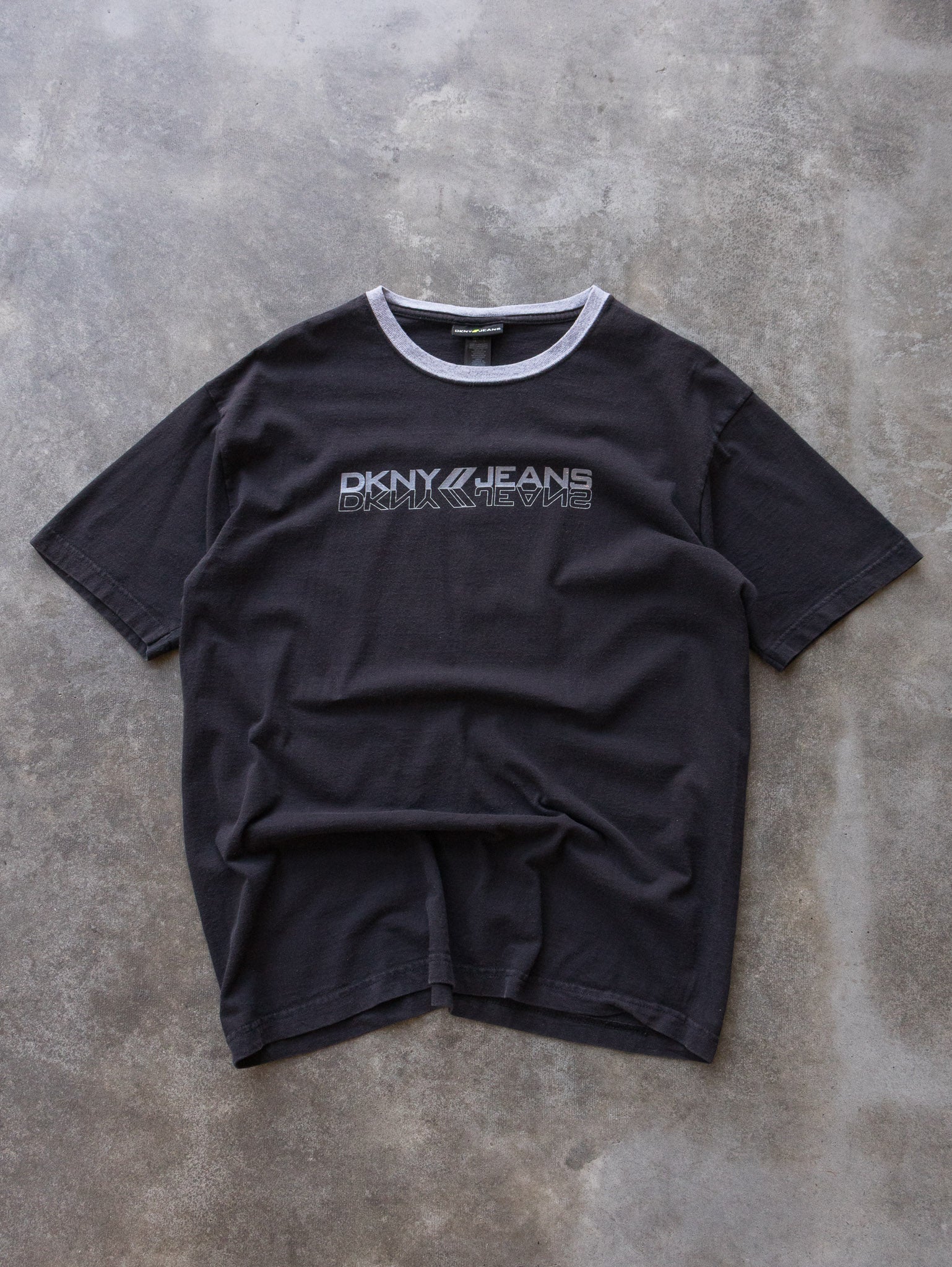 Vintage DKNY Jeans Ringer Tee (L)