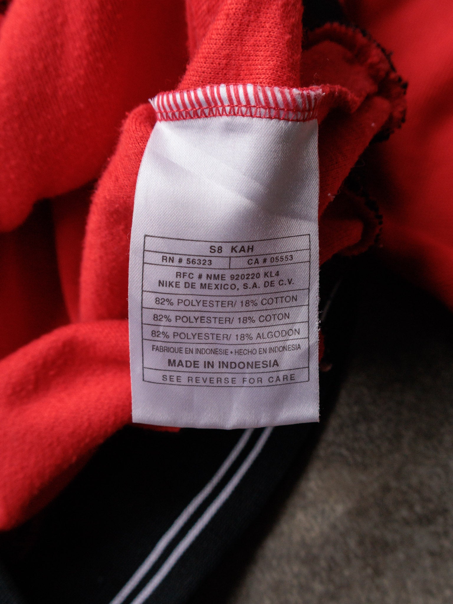 Vintage 90s Red Nike Santa Clara Track Jacket (Women's S)