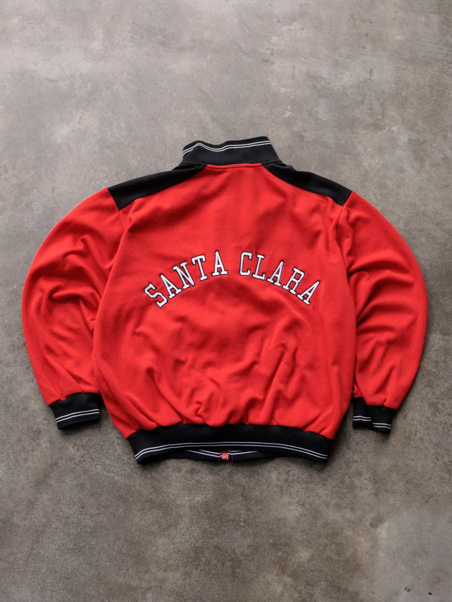 Vintage 90s Red Nike Santa Clara Track Jacket (Women's S)