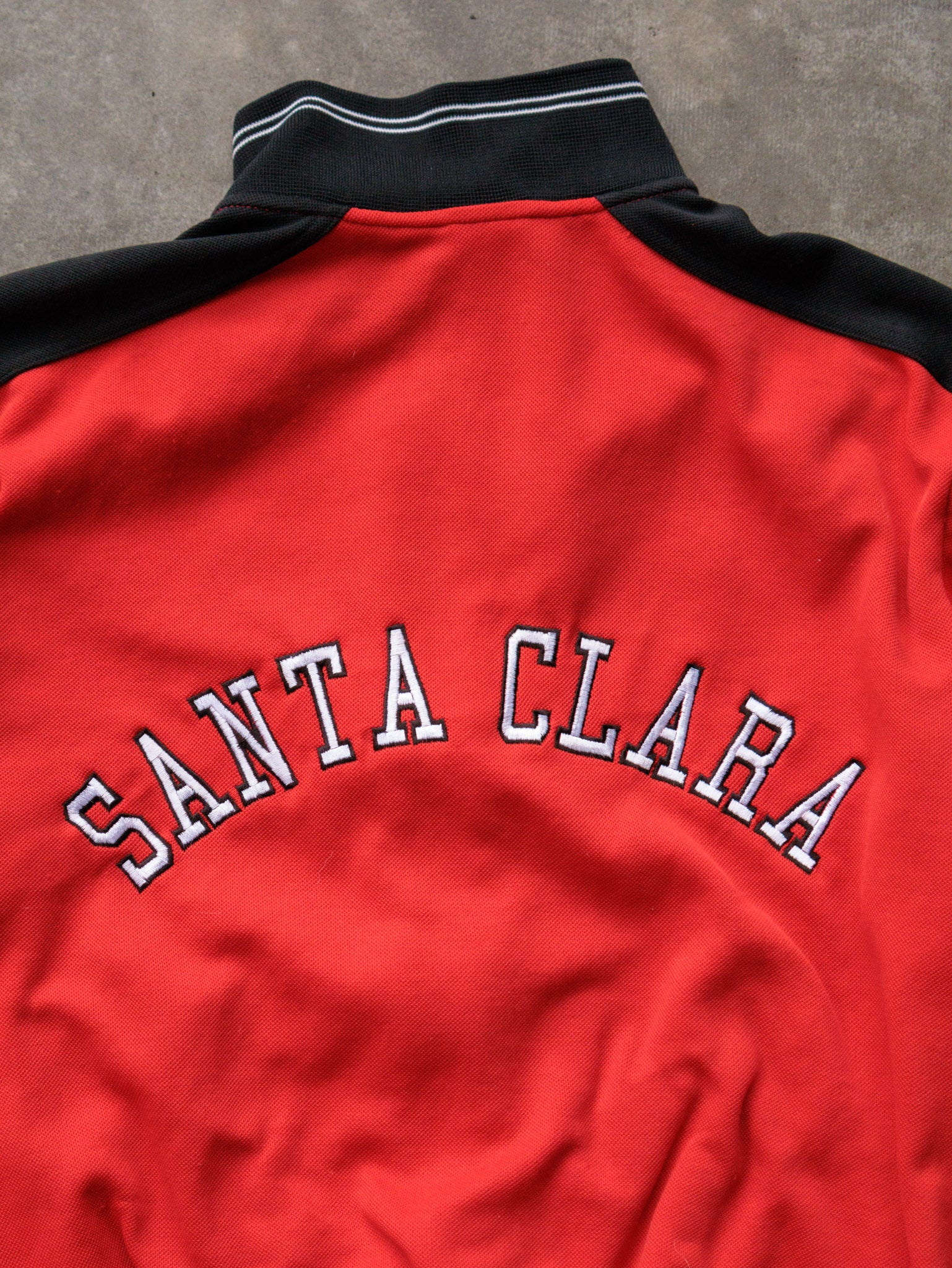 Vintage 90s Red Nike Santa Clara Track Jacket (Women's S)