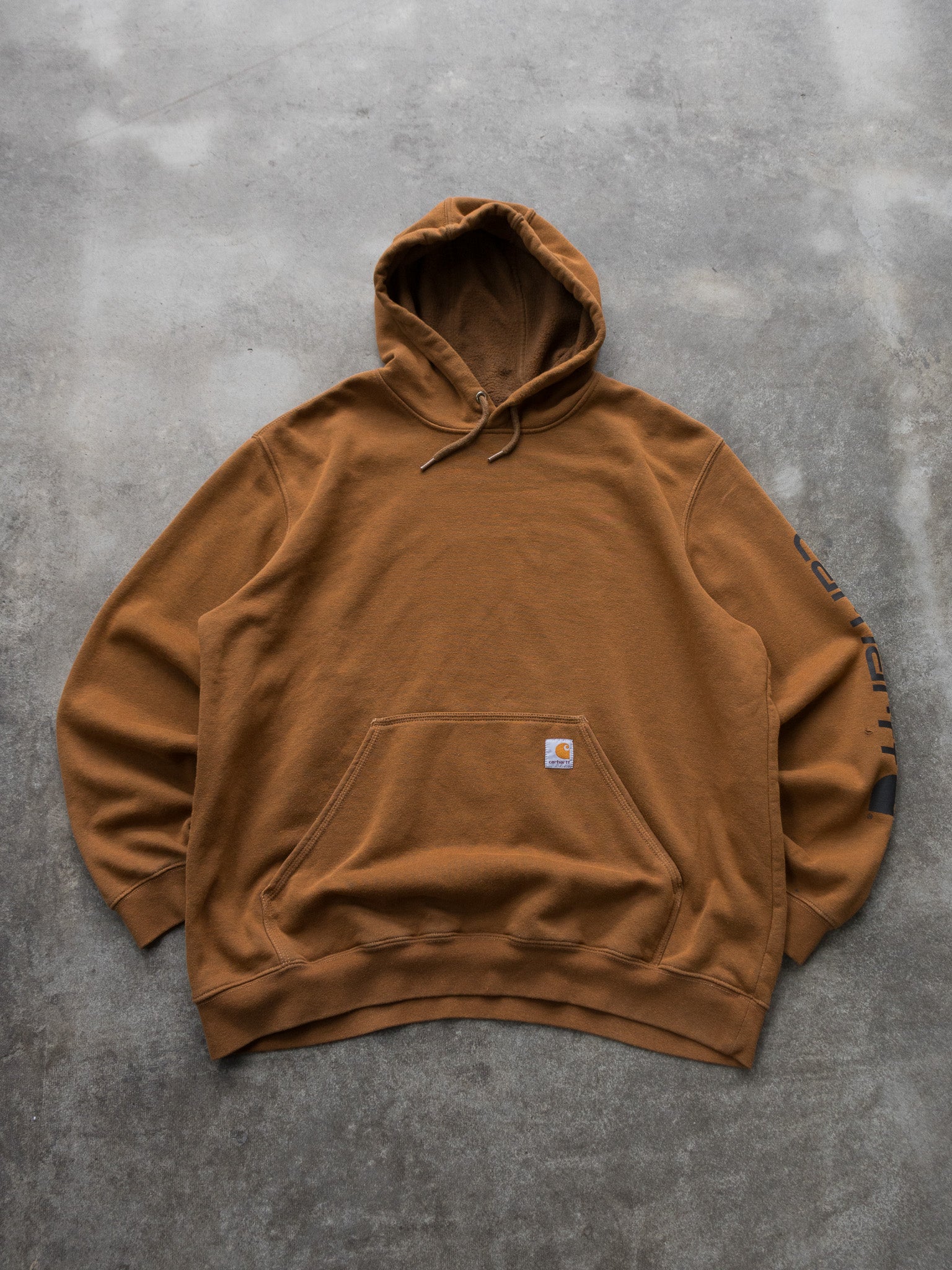 Vintage Carhartt Brown Hoodie (XL)