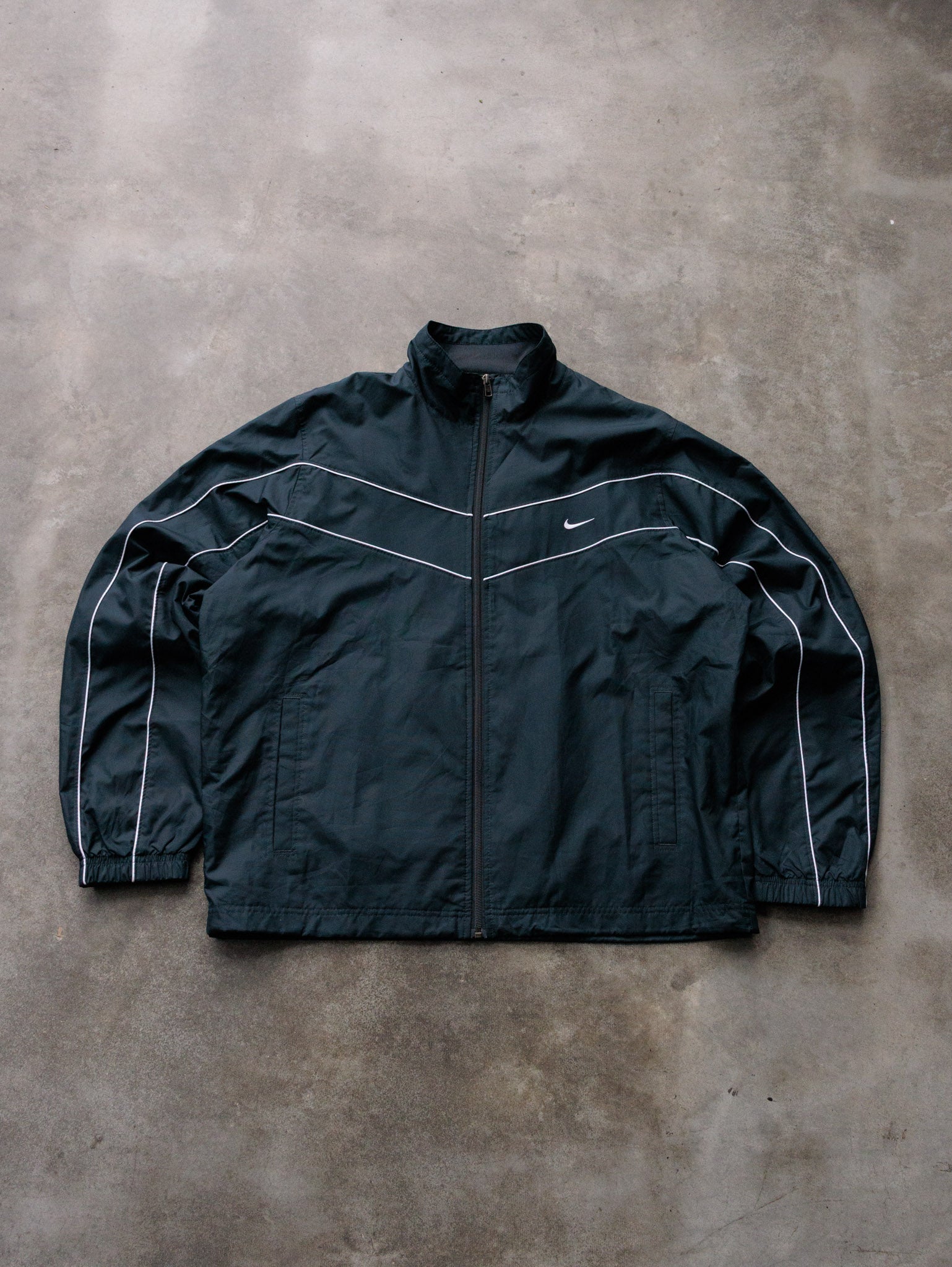 Vintage 00s Green Nike Windbreaker (XL)