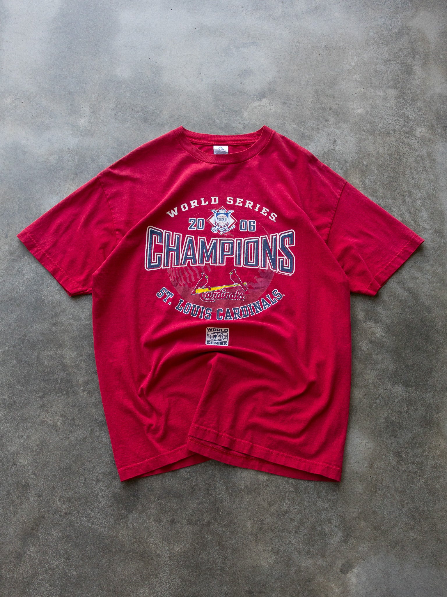 Vintage 2006 St. Louis Cardinals World Series Champs Tee (XL)