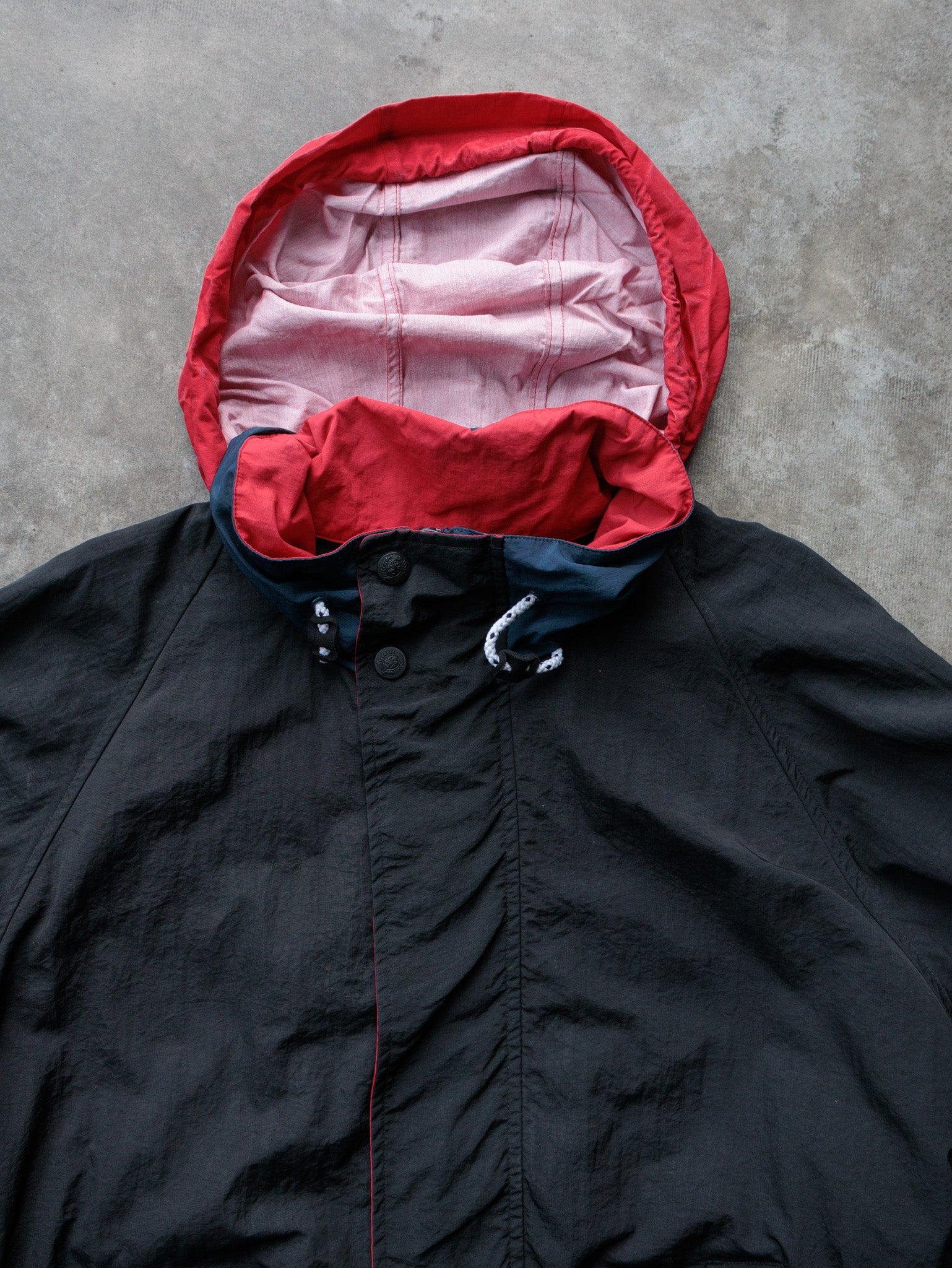 Vintage Black Tommy Hilfiger Jacket (XL)