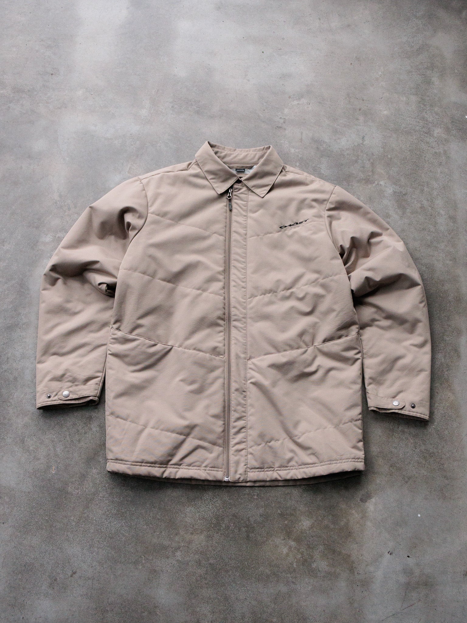 Vintage Beige Oakley Quilted Jacket (M)