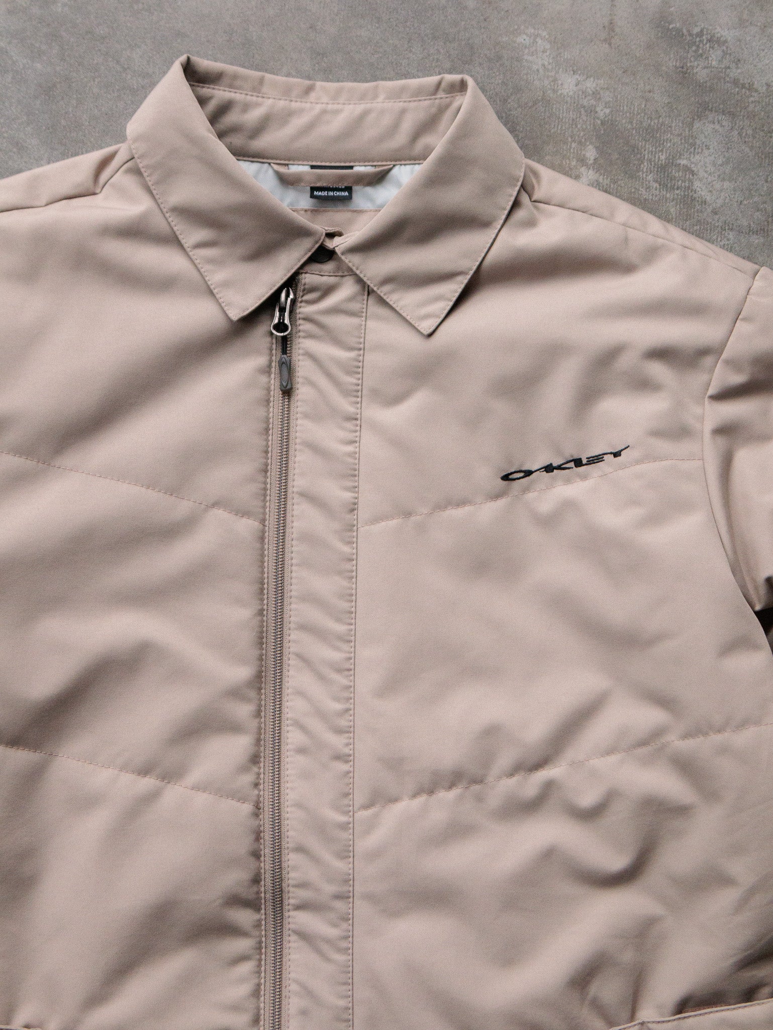 Vintage Beige Oakley Quilted Jacket (M)