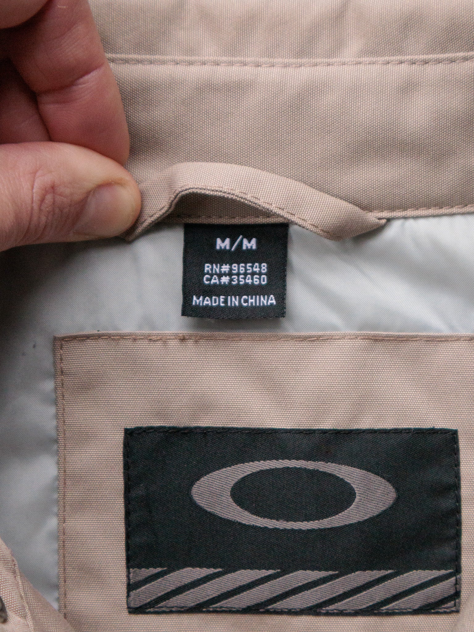 Vintage Beige Oakley Quilted Jacket (M)