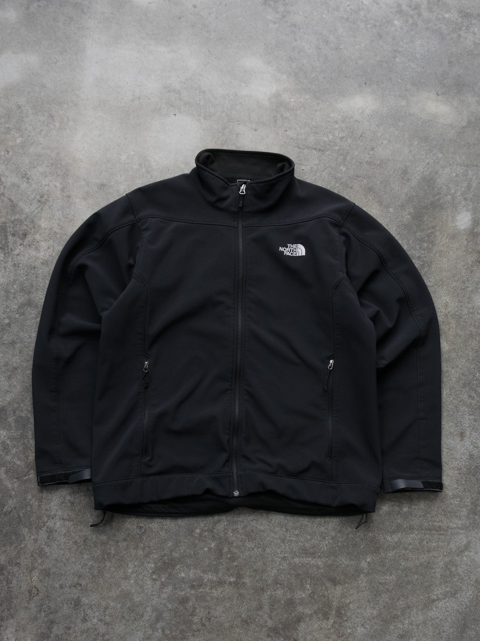 Vintage The North Face Black Softshell Jacket (L)