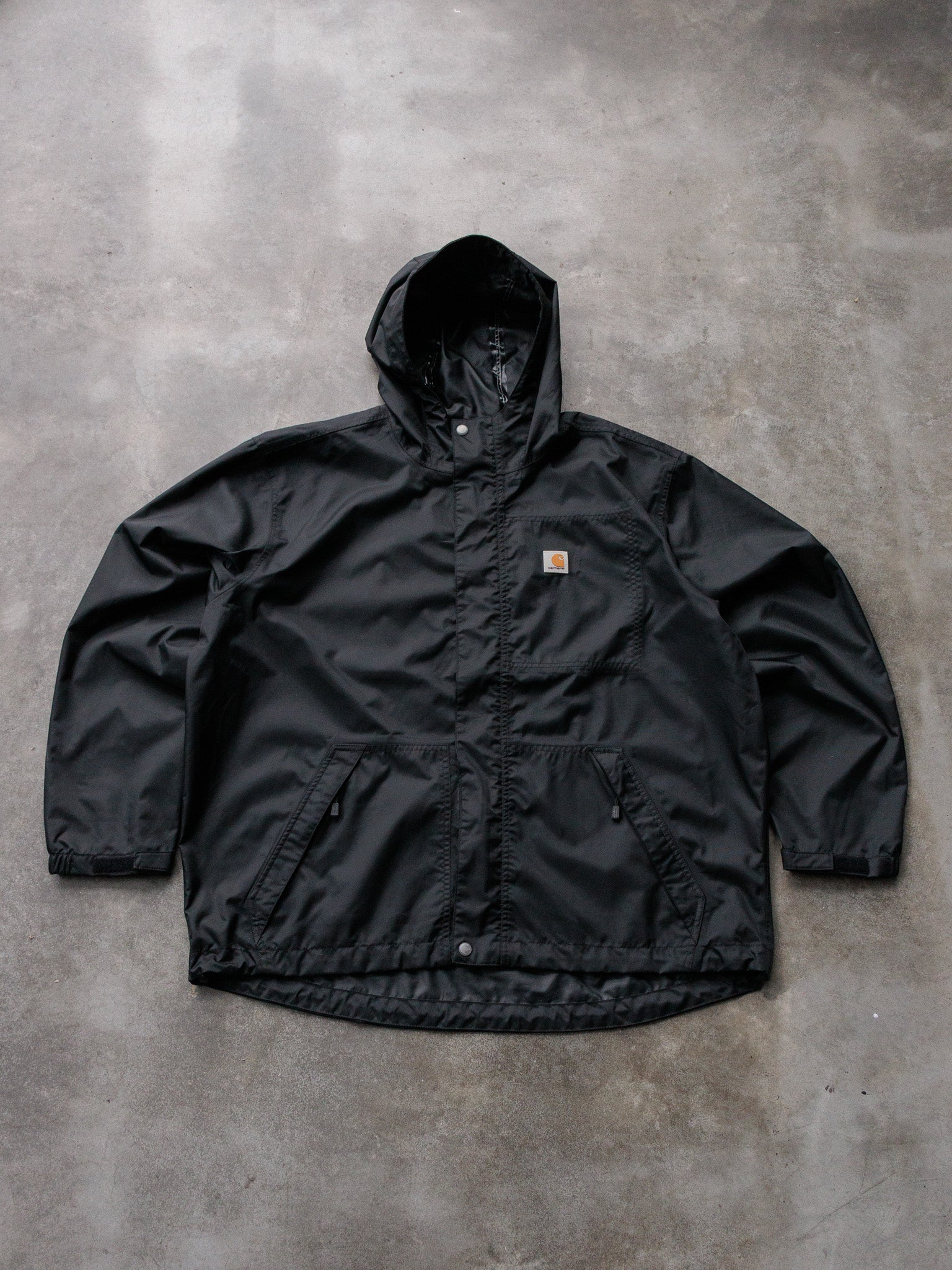 Vintage Black Carhartt Windbreaker (XL)