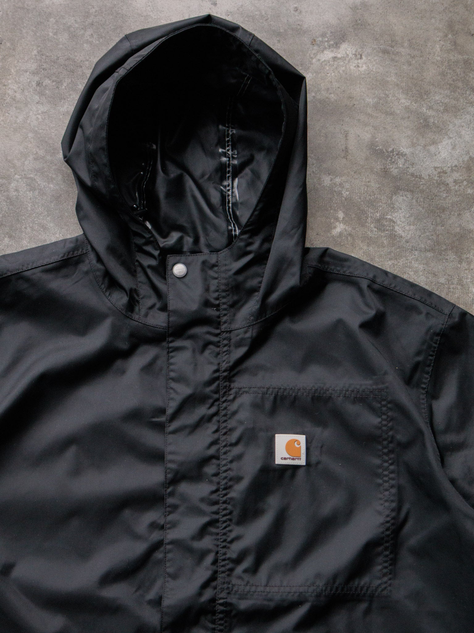 Vintage Black Carhartt Windbreaker (XL)