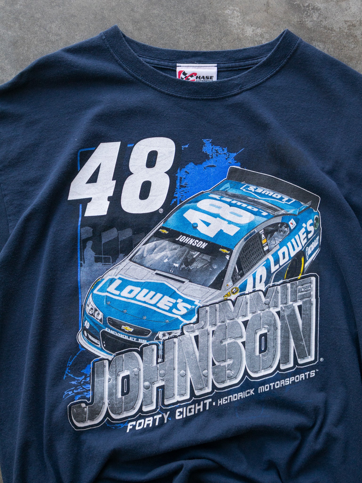 Vintage 00s Jimmie Johnson NASCAR Tee (L)
