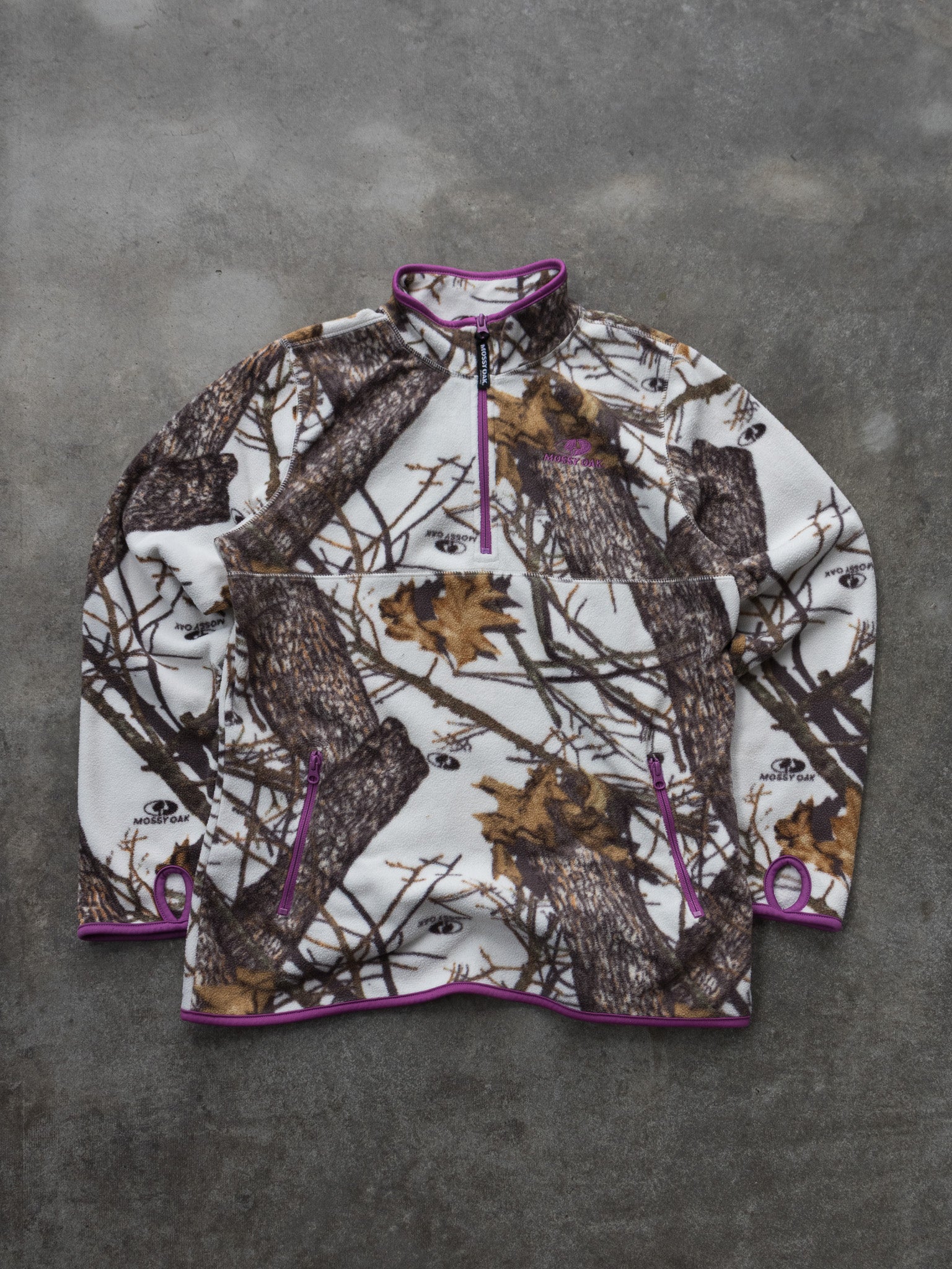 Vintage Mossy Oak Camo Fleece (Women’s L)