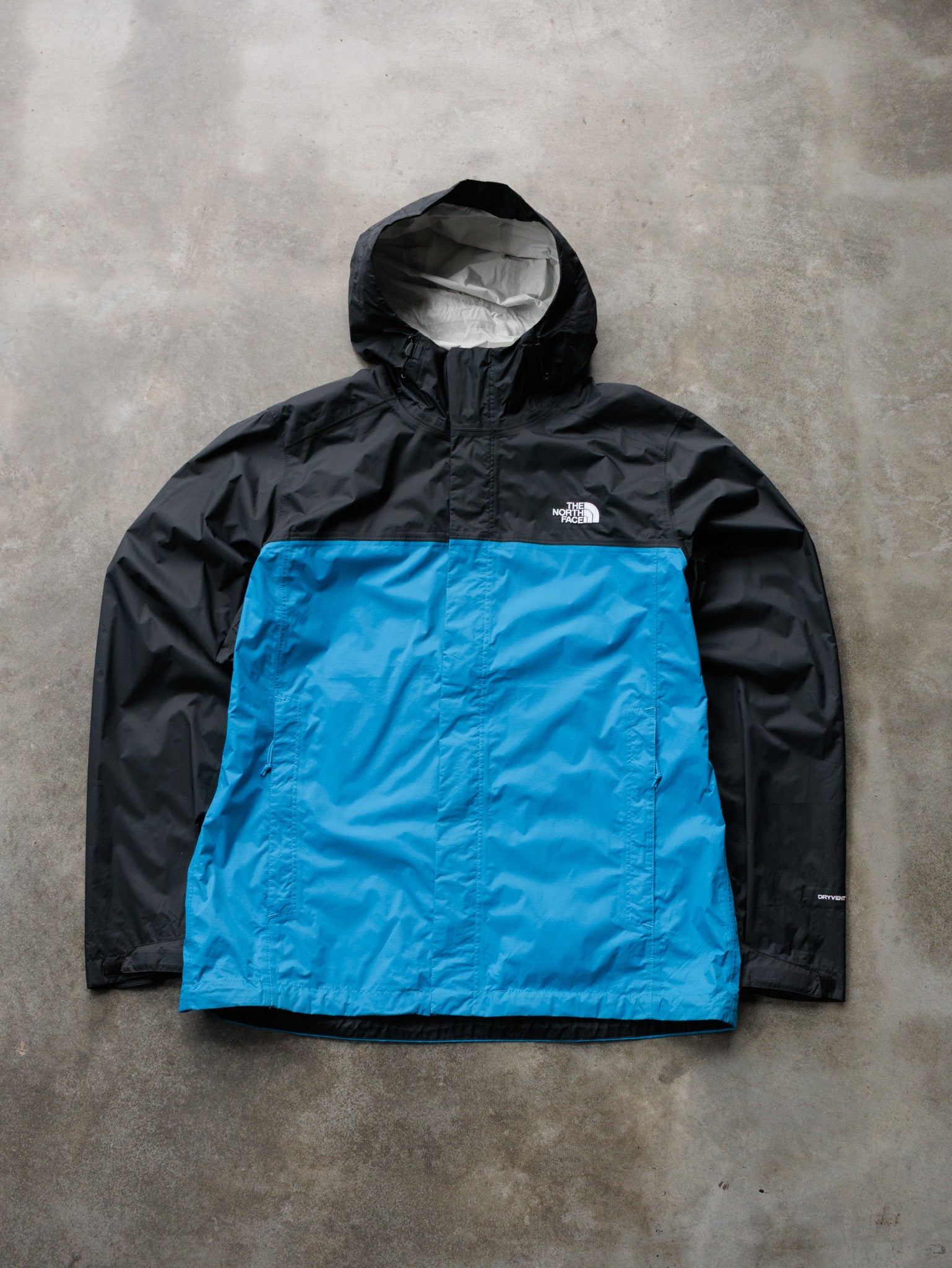 Vintage Black & Blue The North Face Jacket (L)
