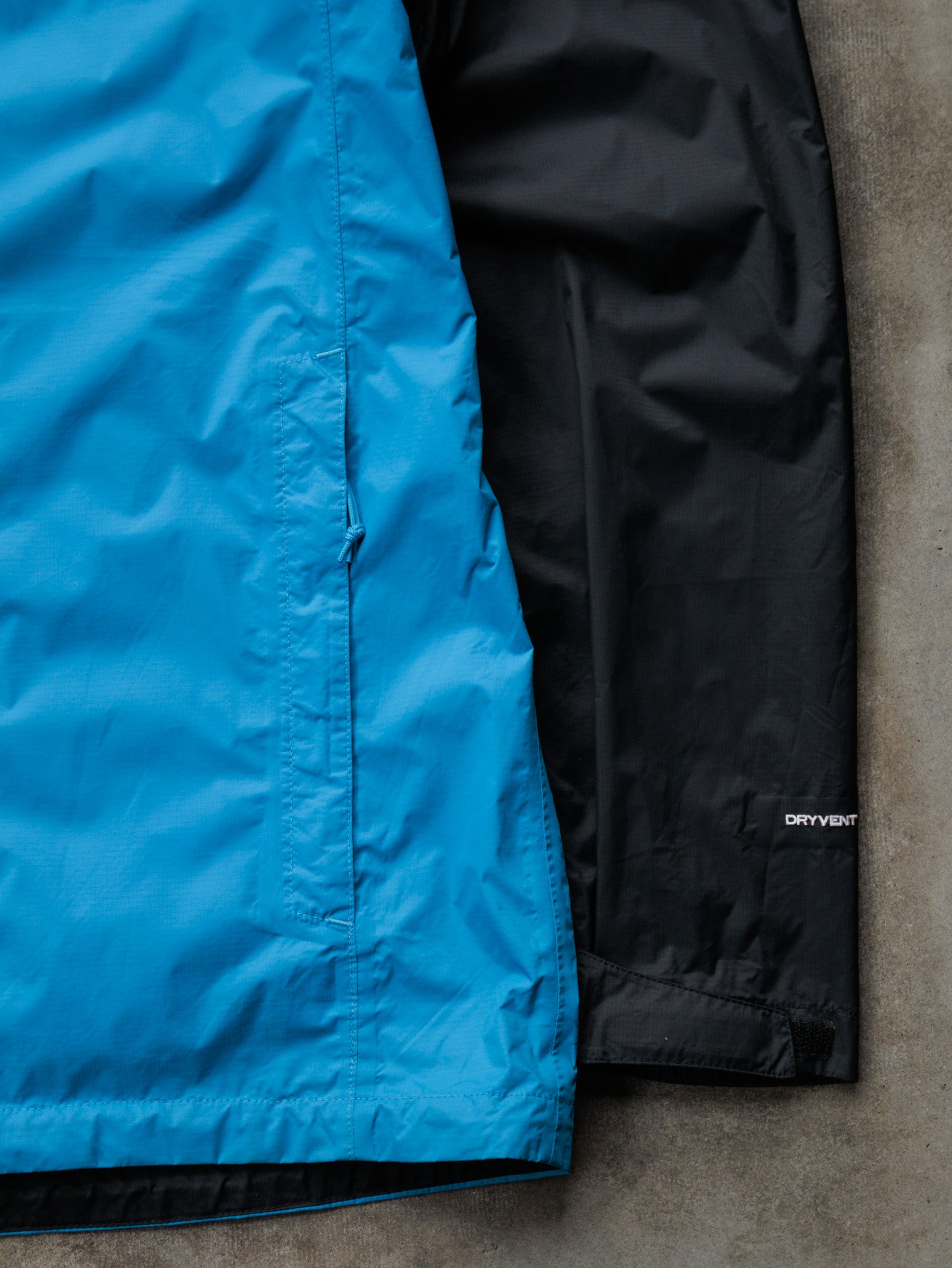 Vintage Black & Blue The North Face Jacket (L)