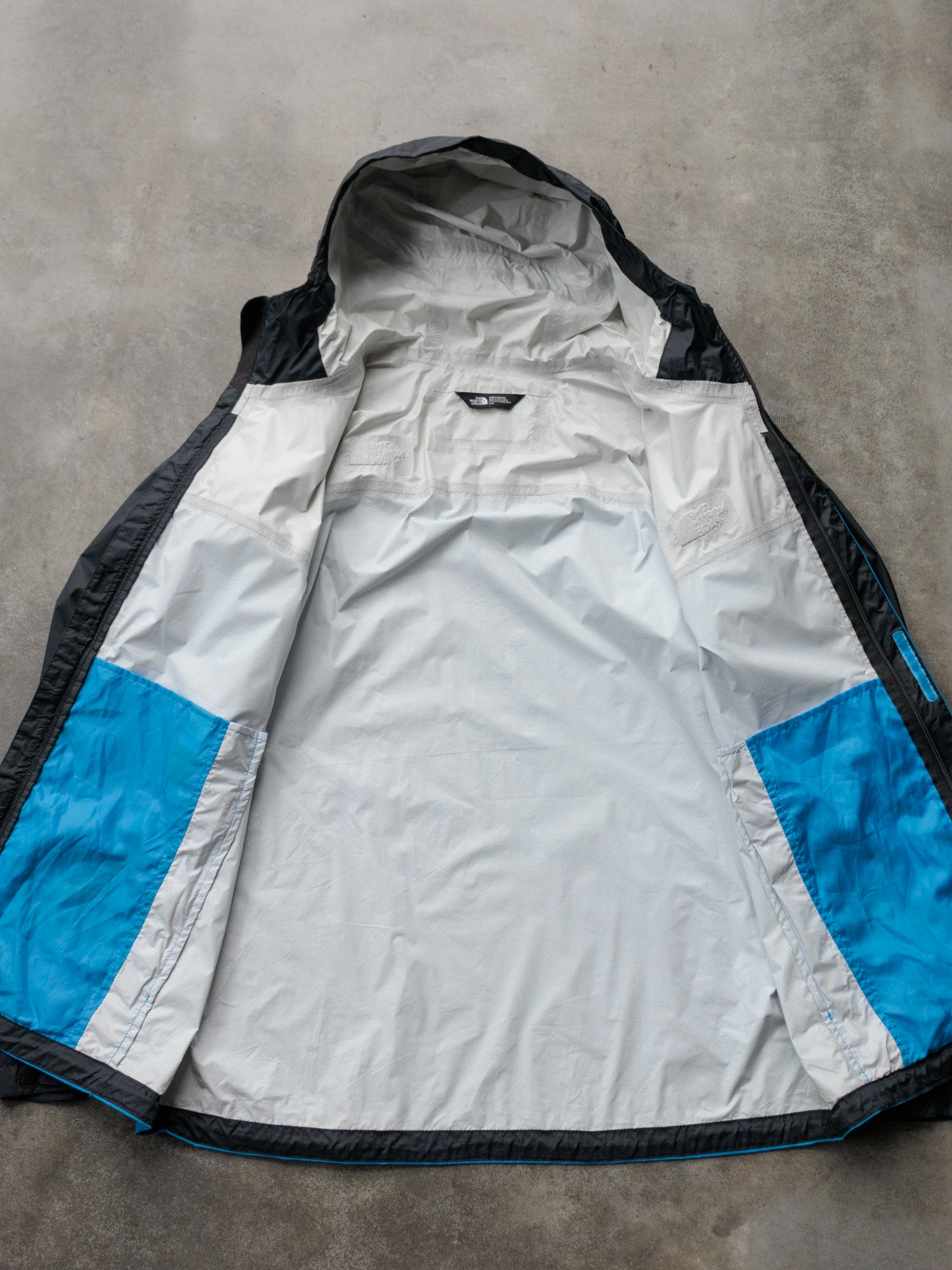 Vintage Black & Blue The North Face Jacket (L)