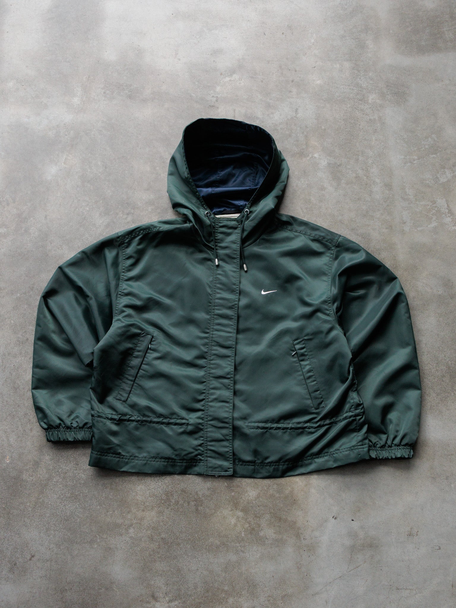 Vintage 90s Green Nike Jacket (Women's L)