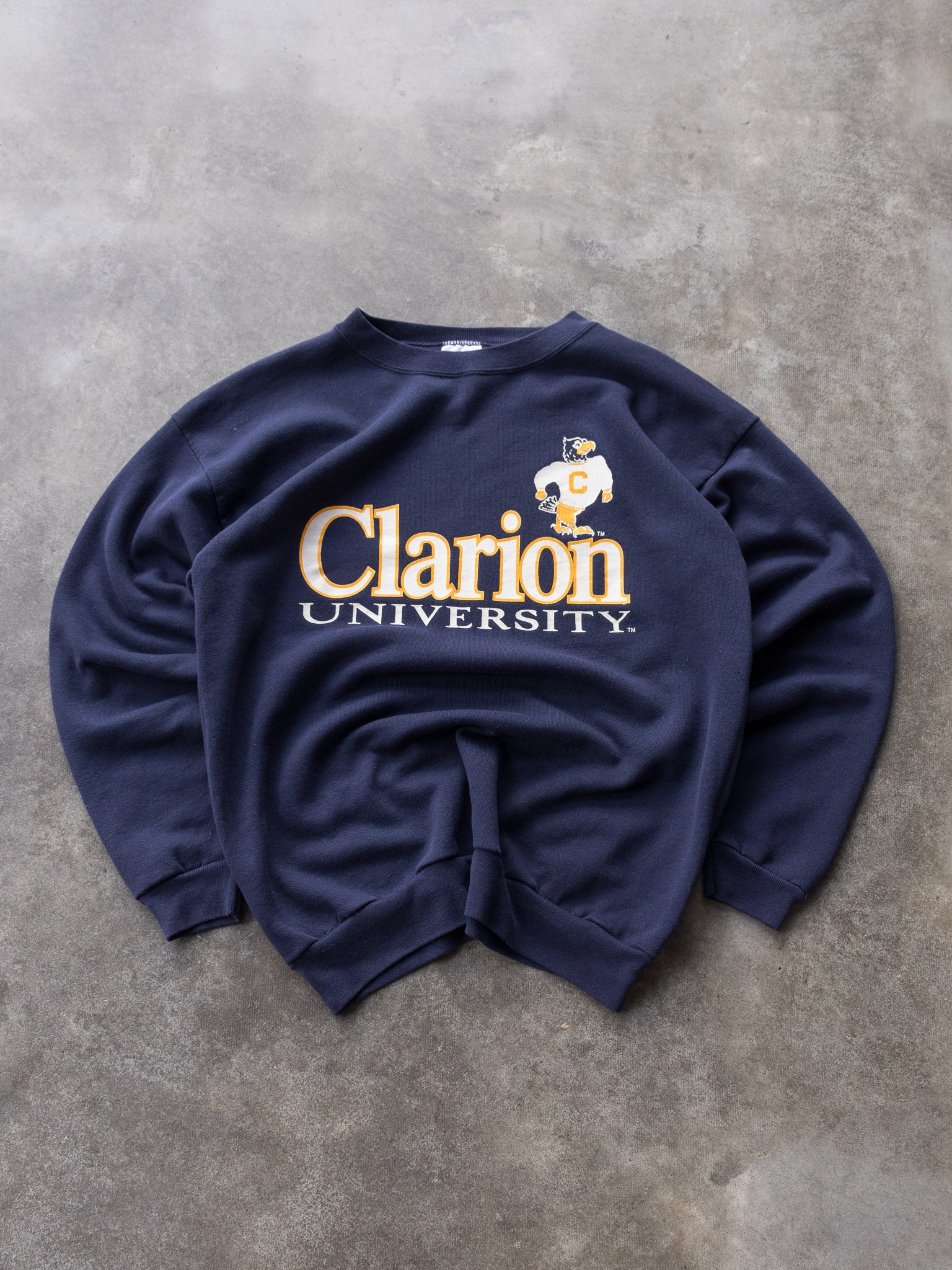 Vintage 90s Tultex Clarion University Sweatshirt (XL)