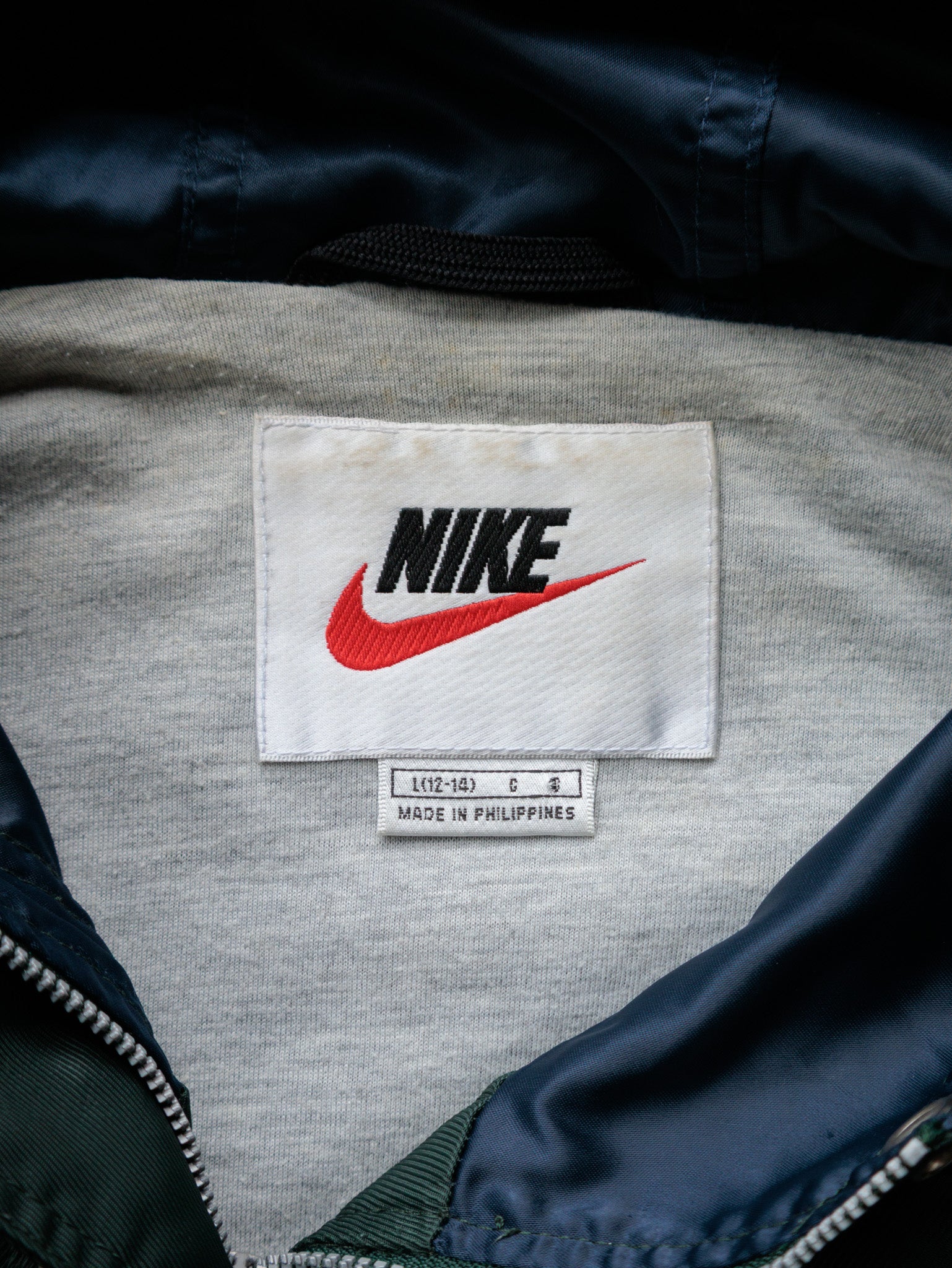 Vintage 90s Green Nike Jacket (Women's L)