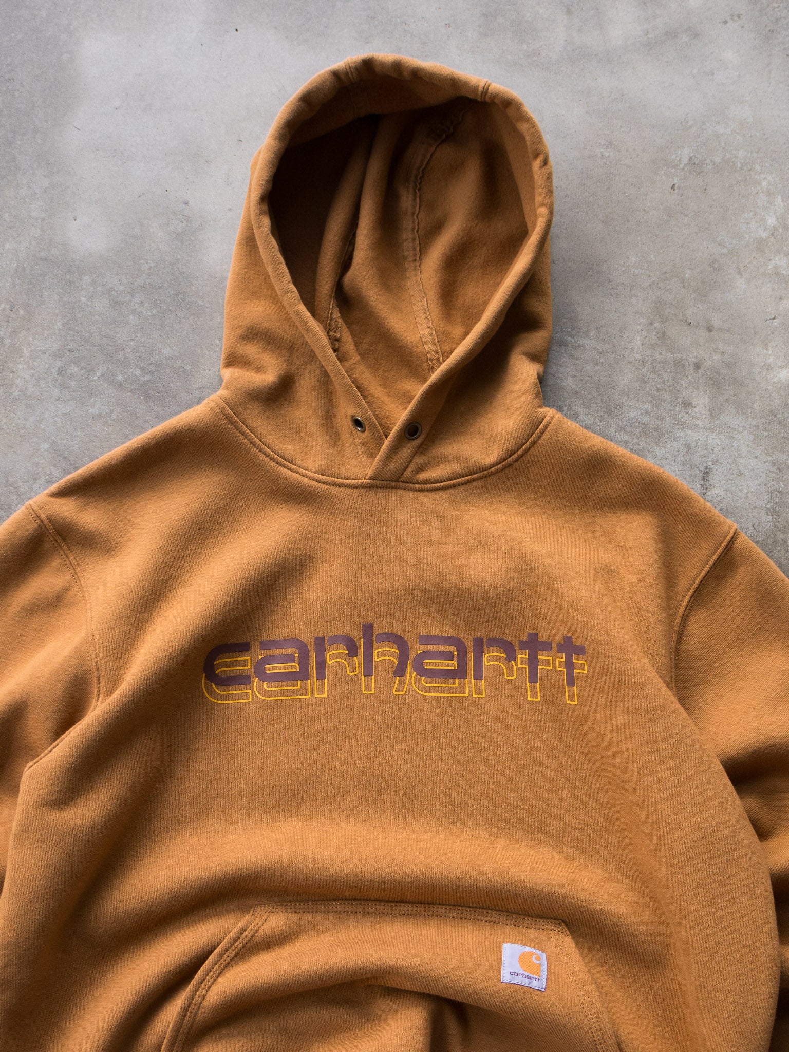 Vintage Brown Carhartt Rain Defender Hoodie (L)