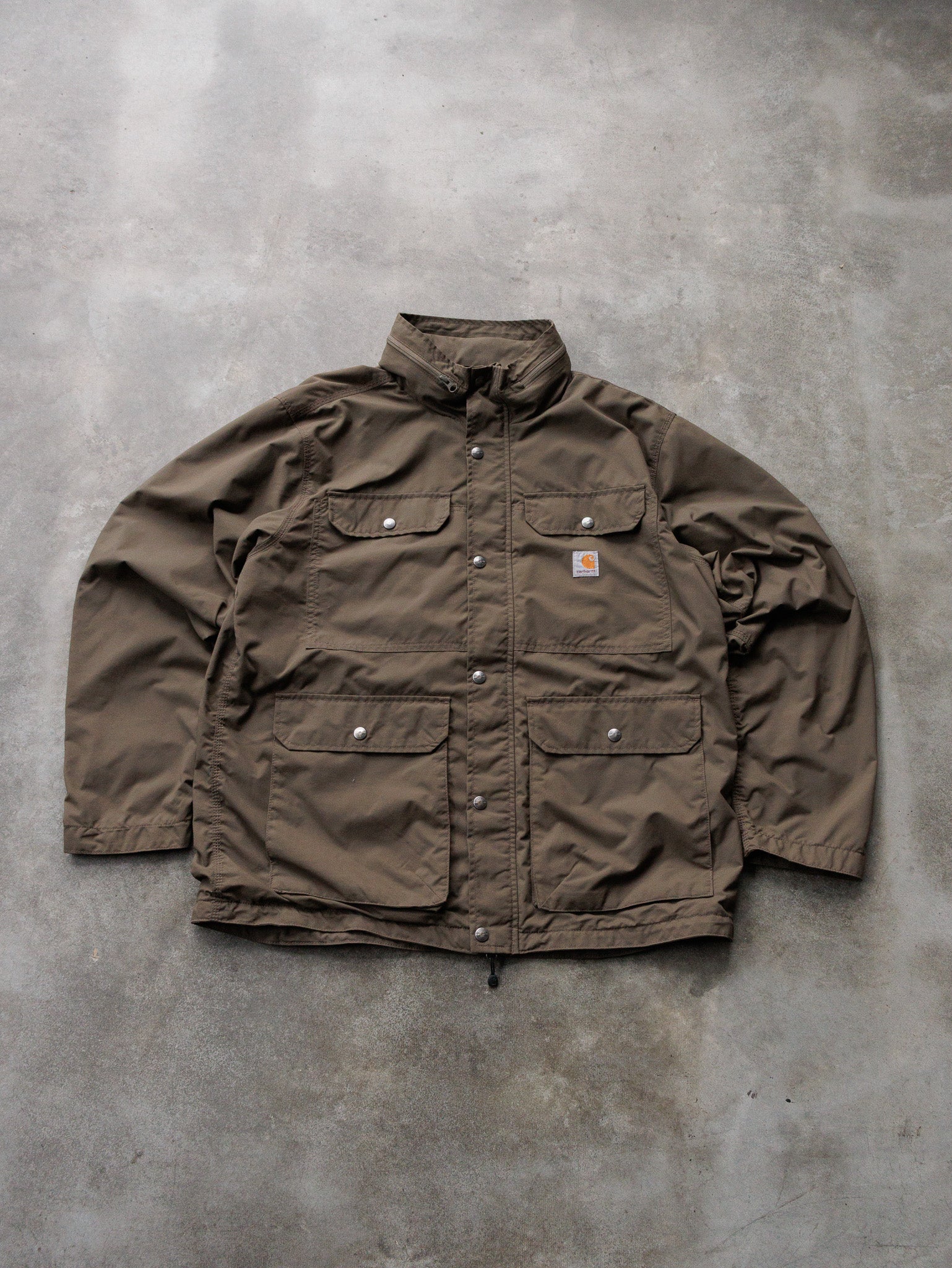 Vintage Brown Carhartt Windbreaker (L)