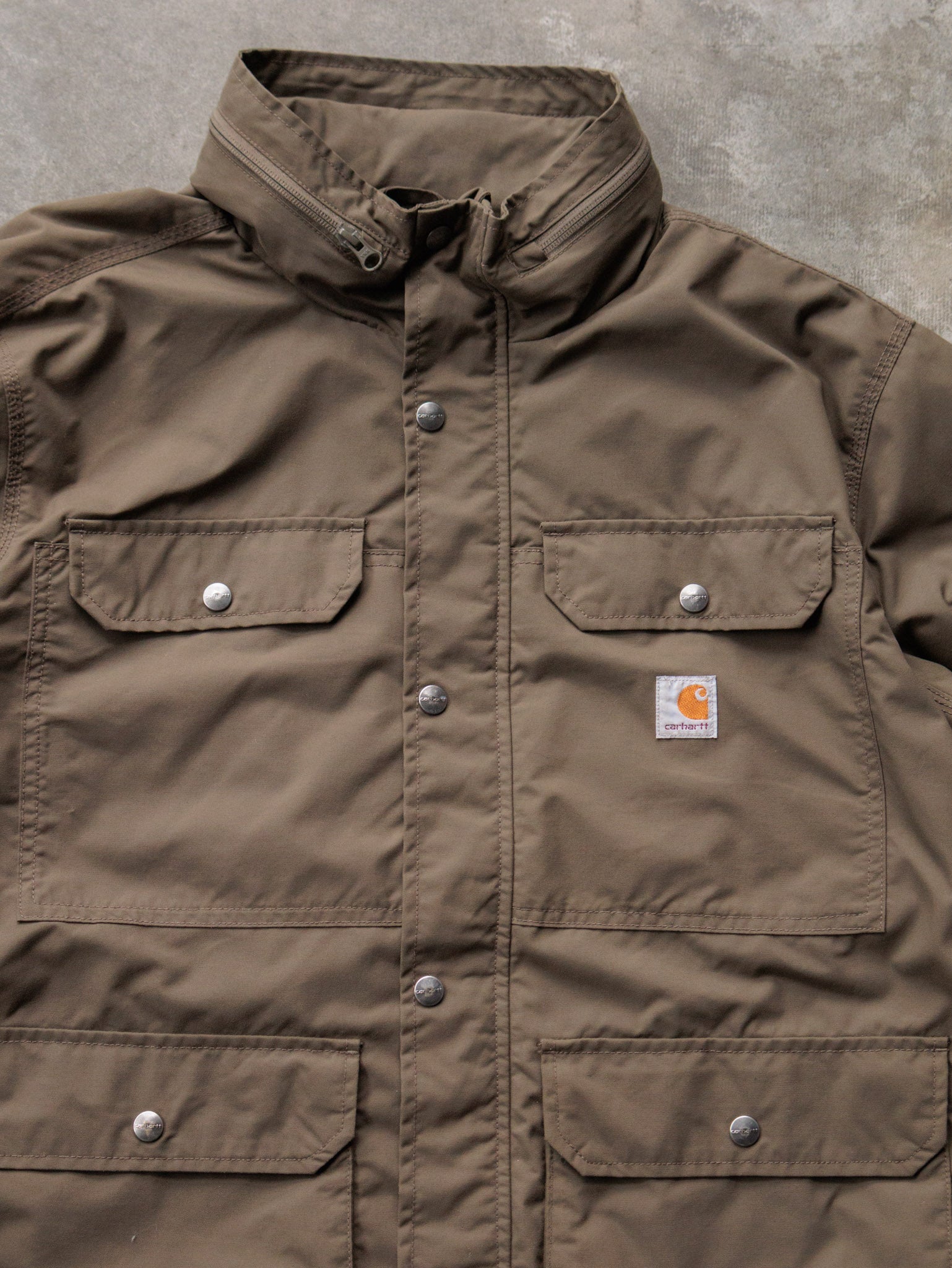 Vintage Brown Carhartt Windbreaker (L)