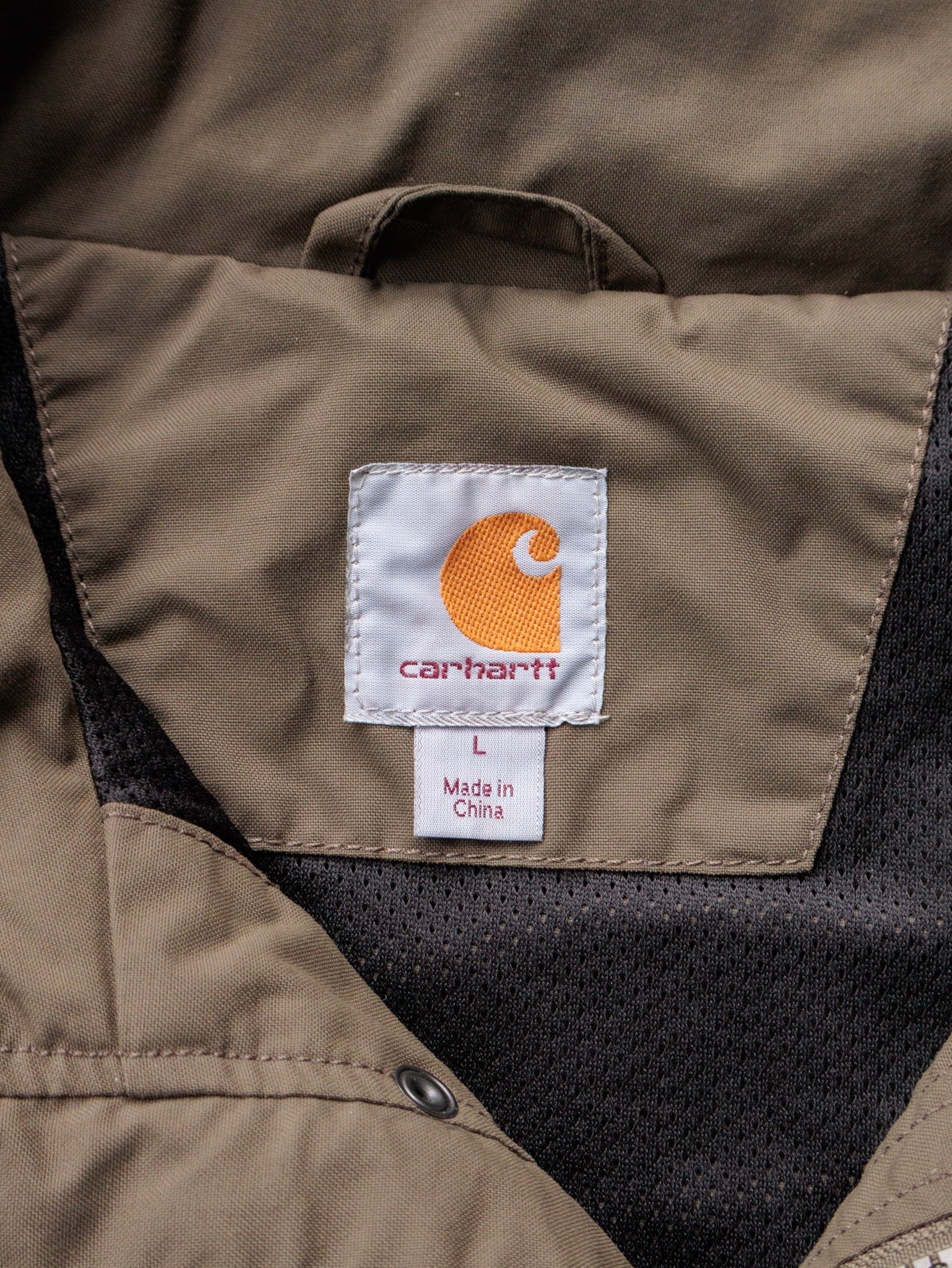 Vintage Brown Carhartt Windbreaker (L)