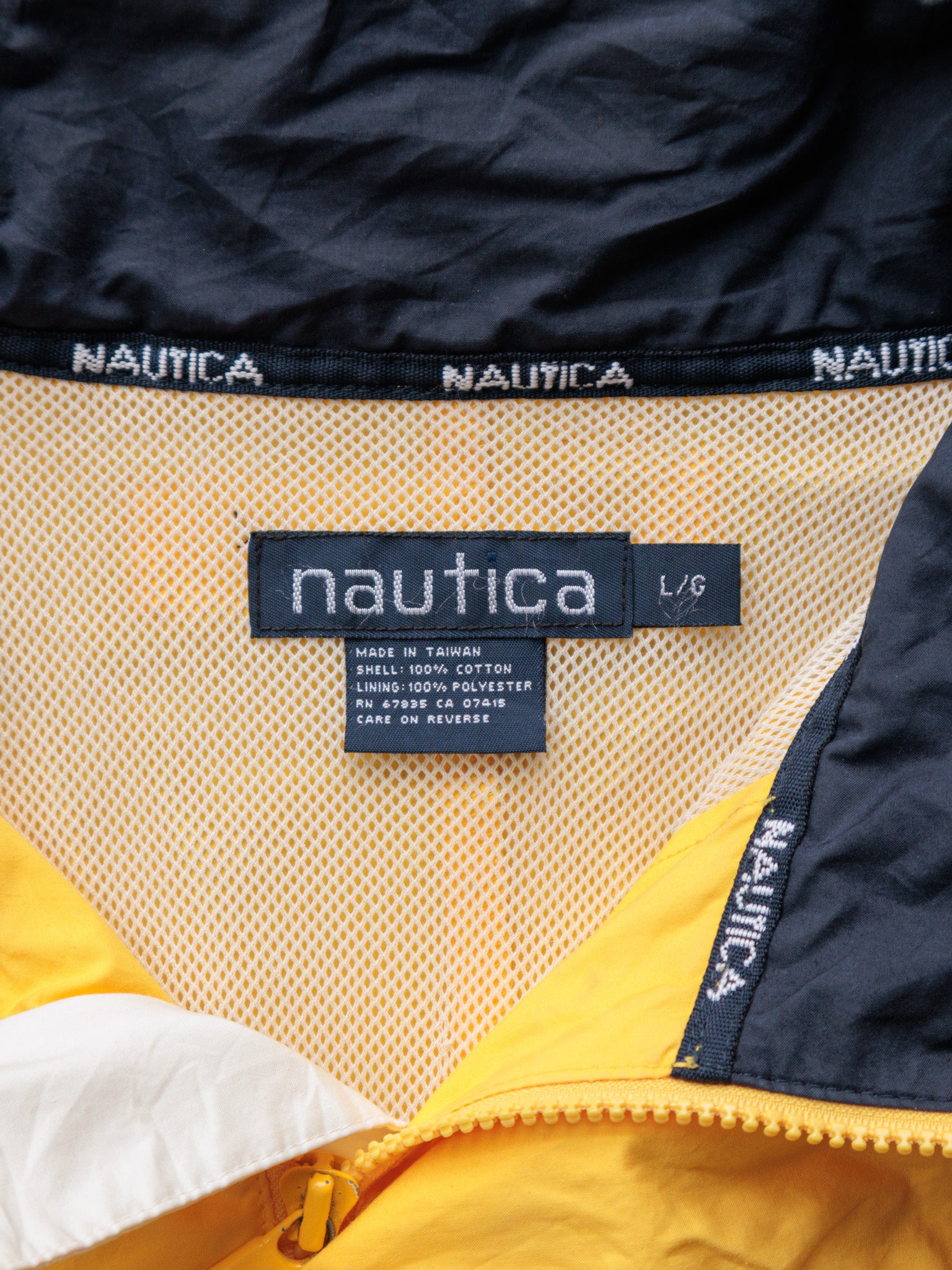 Vintage 90s Yellow Nautica Jacket (L)
