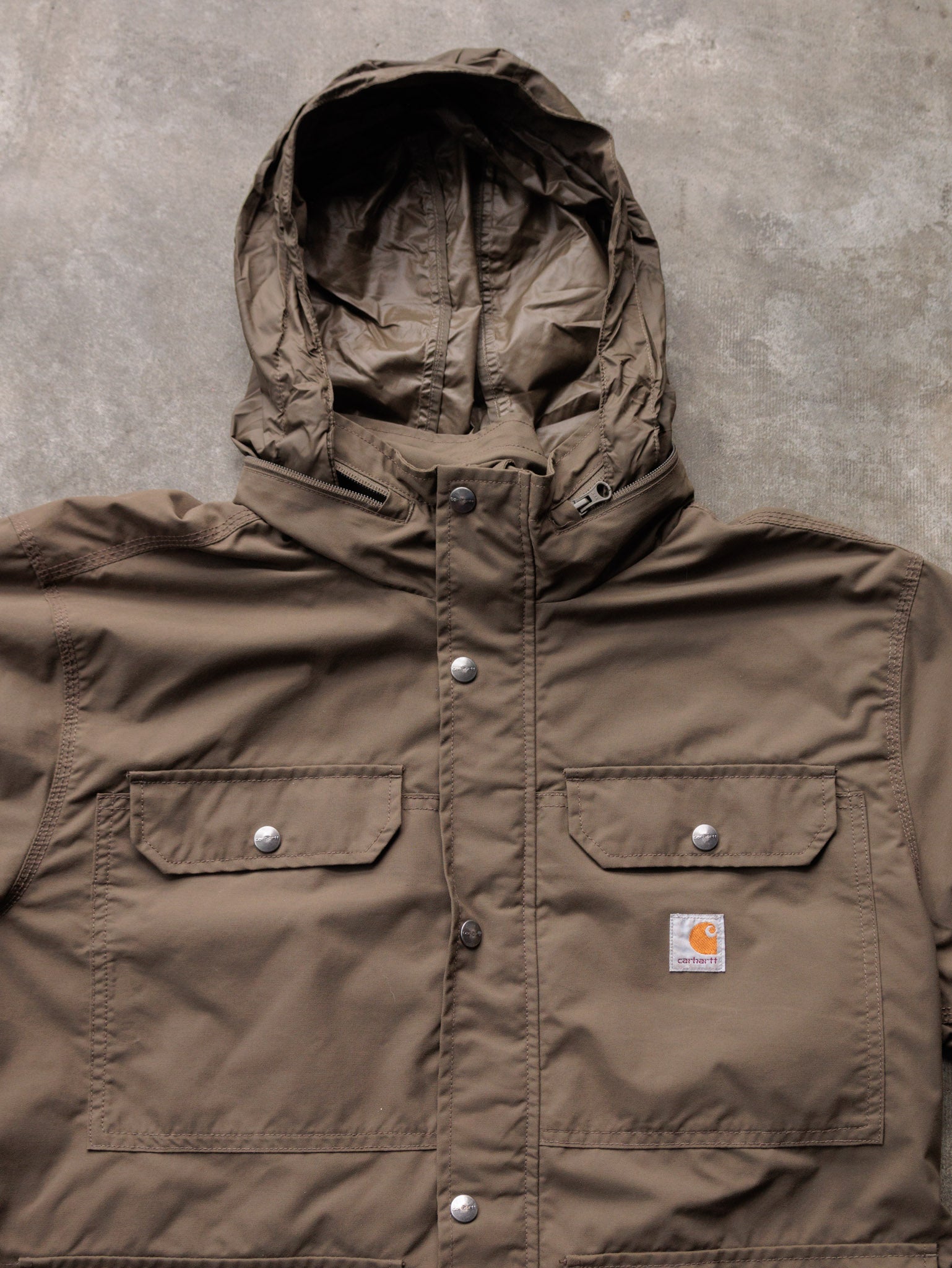 Vintage Brown Carhartt Windbreaker (L)