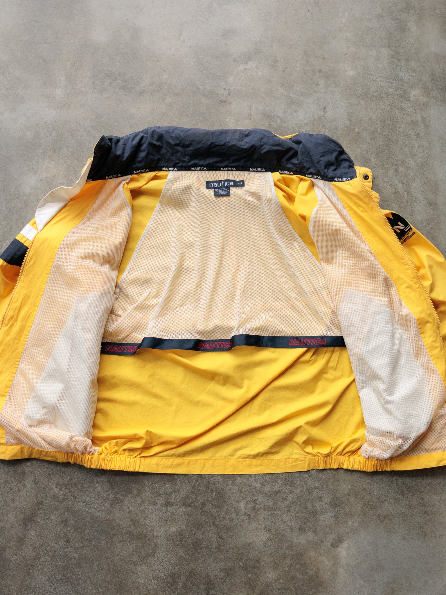 Vintage 90s Yellow Nautica Jacket (L)