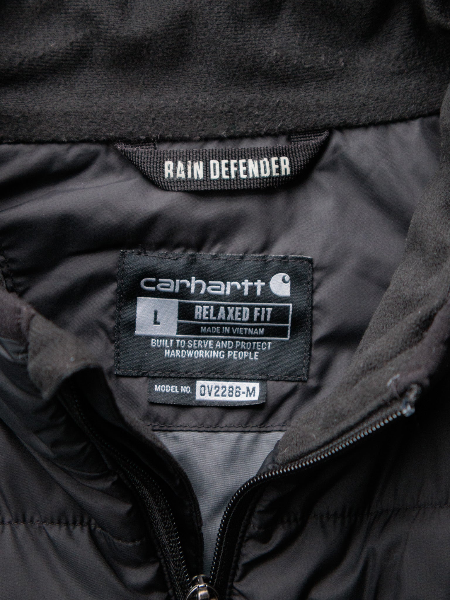 Vintage Black Carhartt Vest (L)