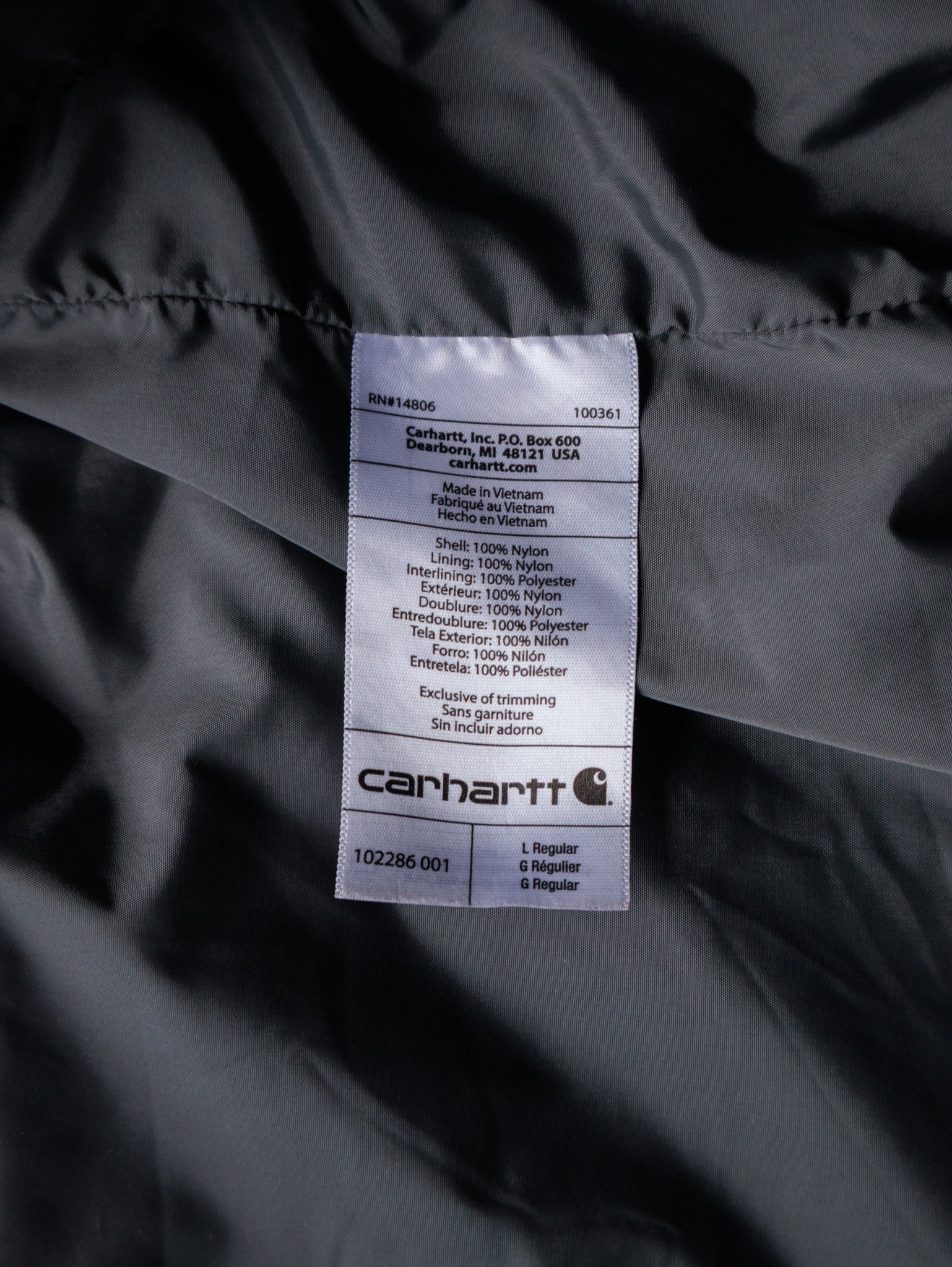 Vintage Black Carhartt Vest (L)