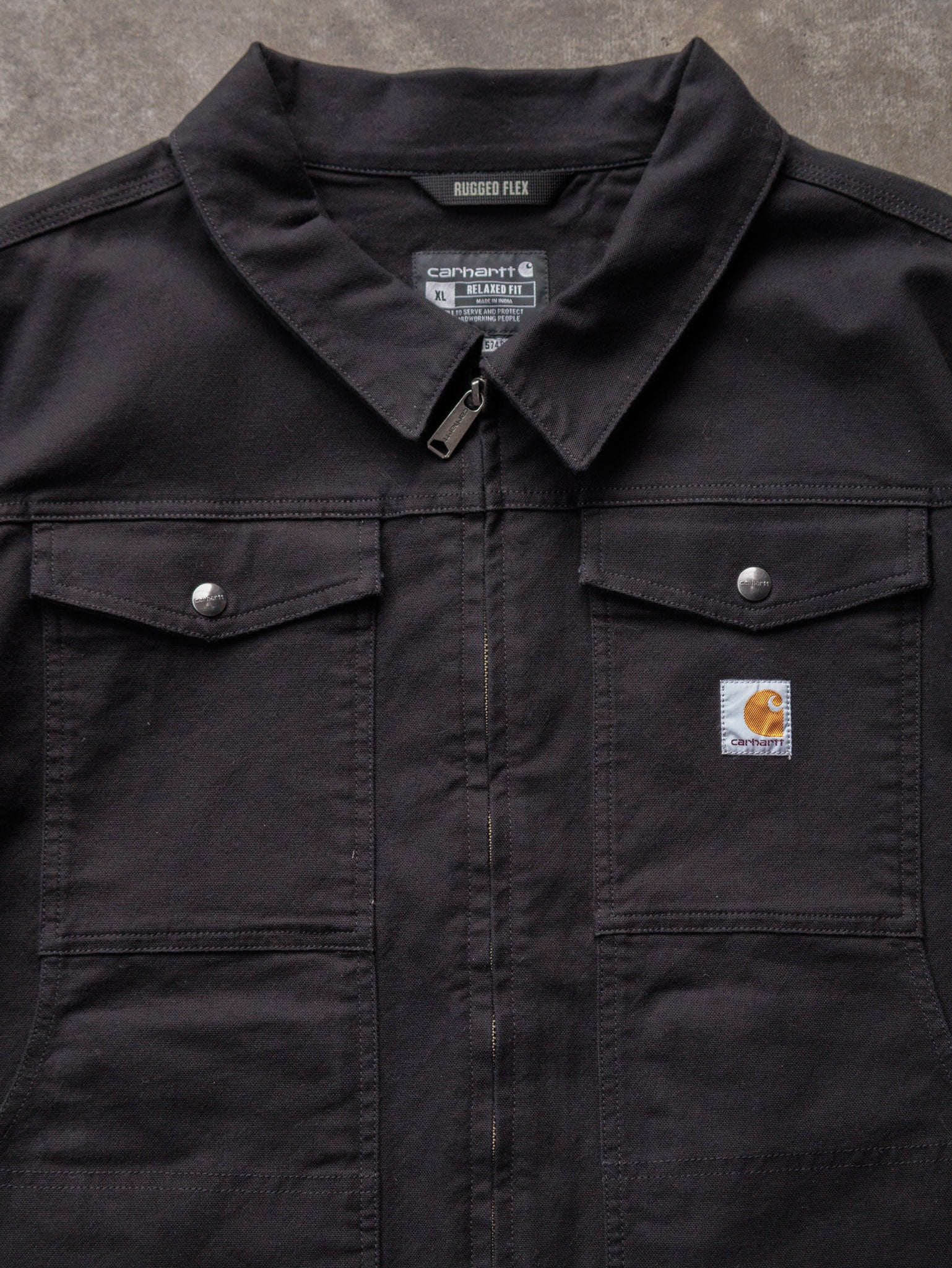 Vintage Black Carhartt Jacket (XL)