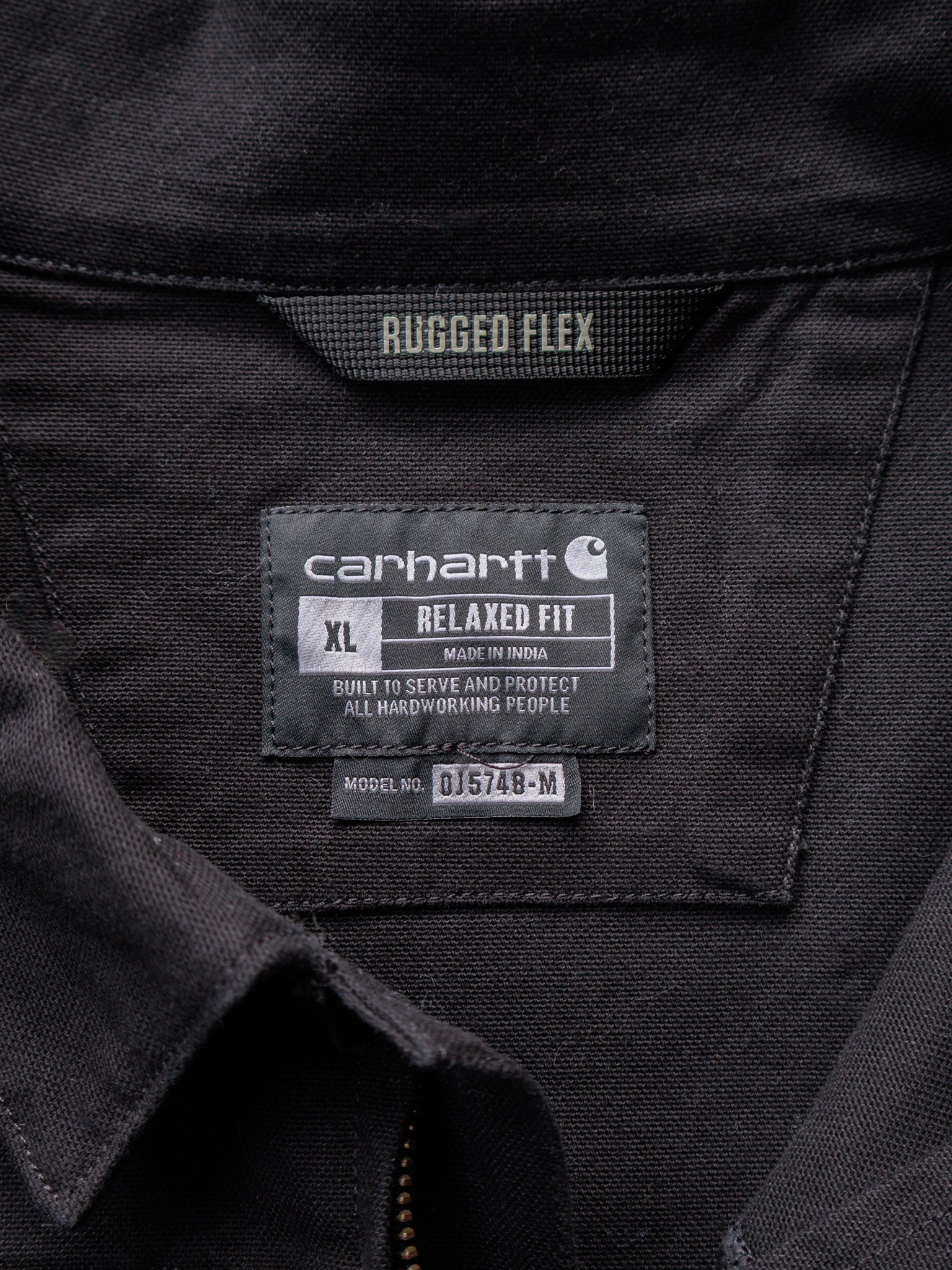 Vintage Black Carhartt Jacket (XL)