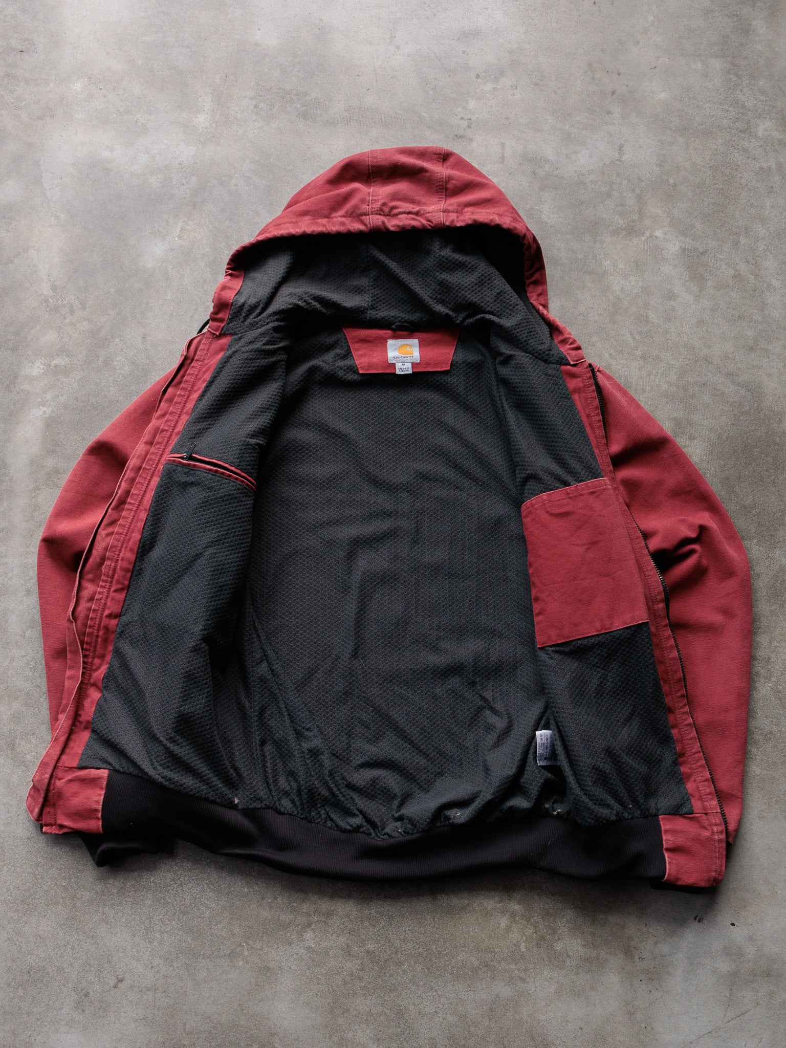 Vintage Carhartt J360 DKR 'Dark Red' Active Jacket (M)