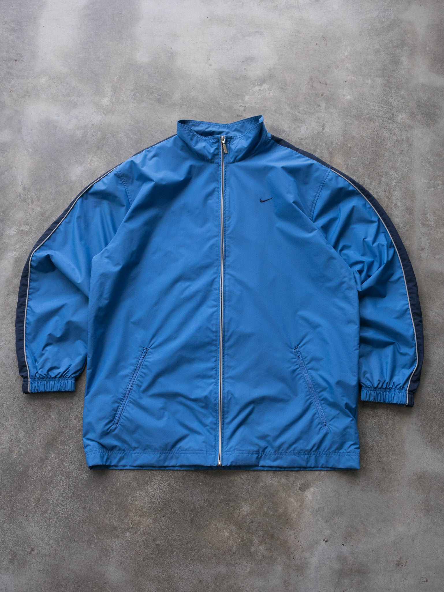Vintage 00s Blue Nike Track Jacket (XL)