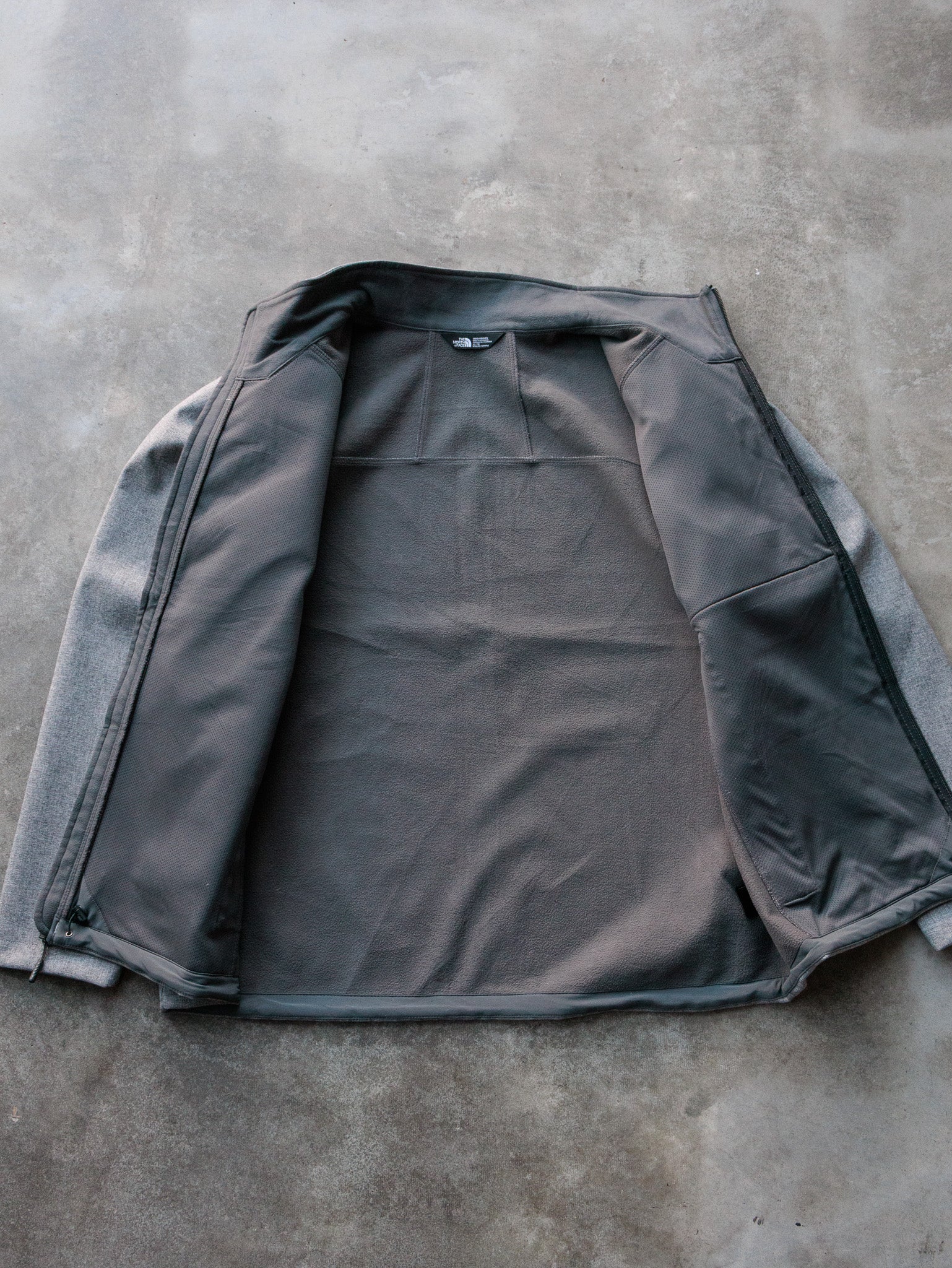 Vintage Grey The North Face Softshell Jacket (XL)