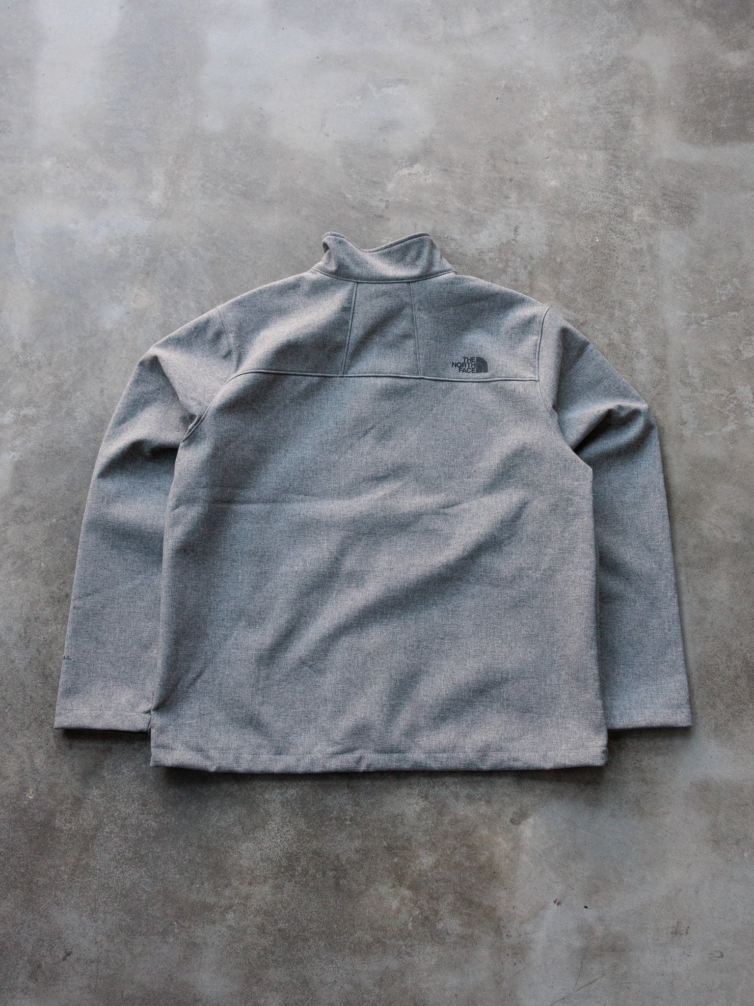 Vintage Grey The North Face Softshell Jacket (XL)