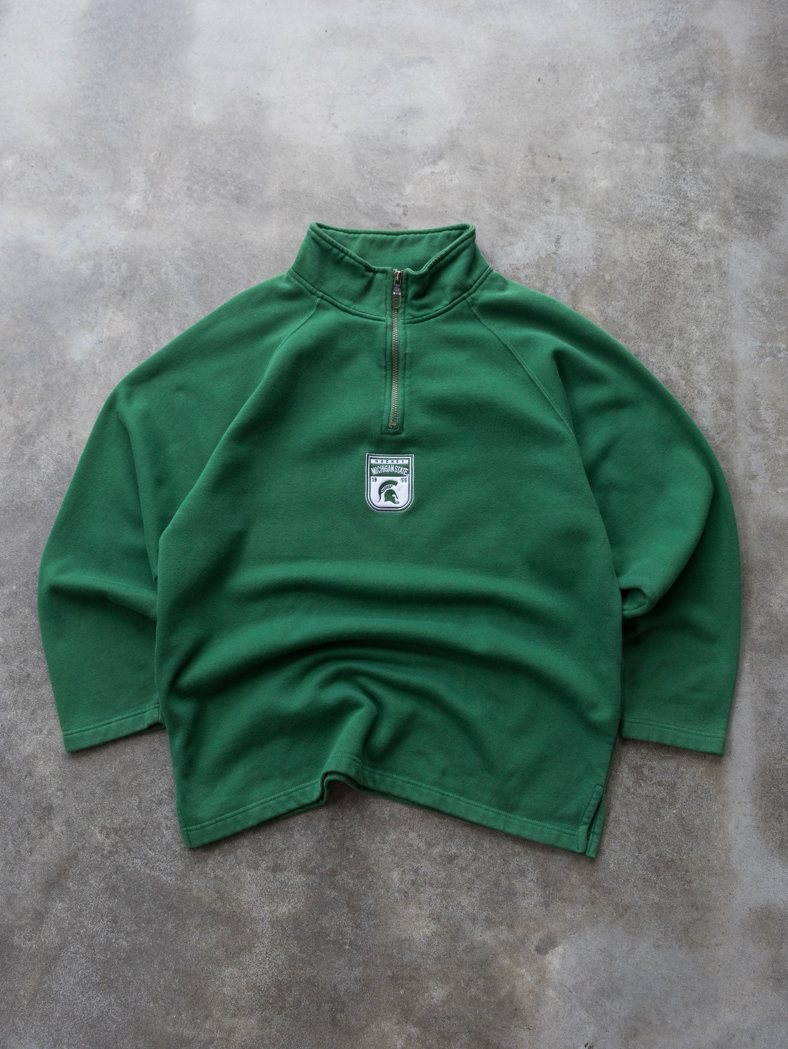 Vintage 00s Nike Michigan State Quarter Zip Sweatshirt (L)