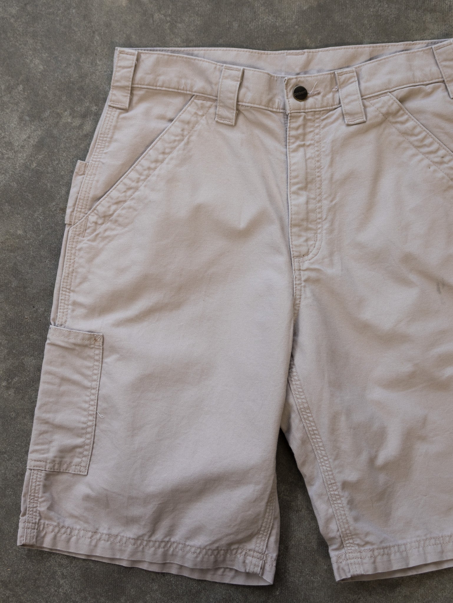 Vintage Tan Carhartt Work Shorts (W30)