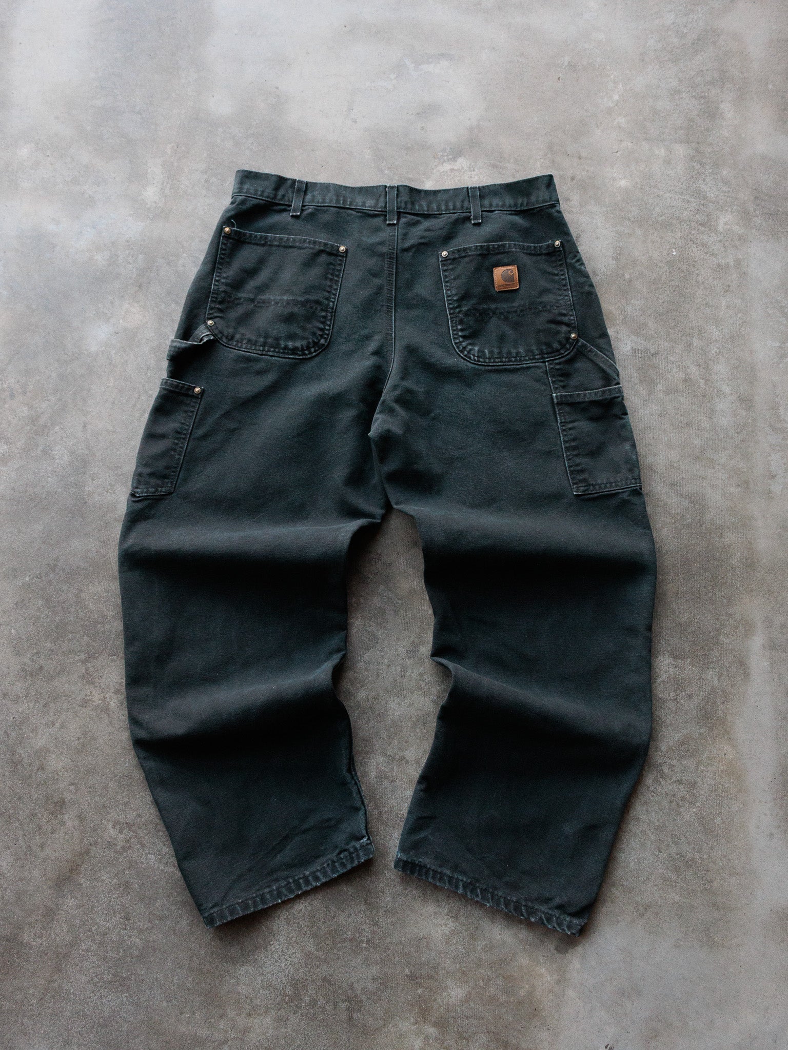 Vintage Black Carhartt Carpenter Pants (W36)
