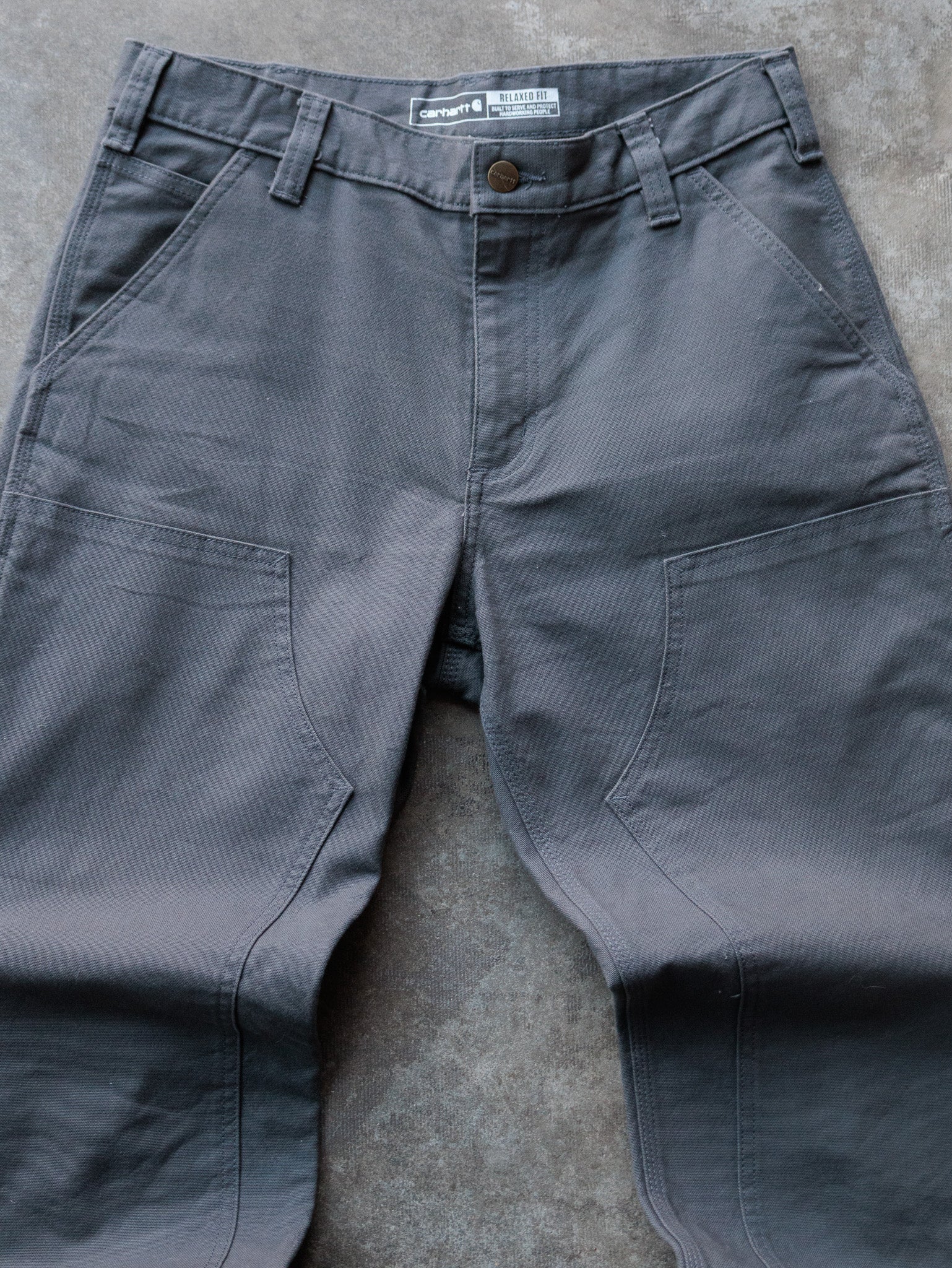 Vintage Grey Carhartt Carpenter Pants (W32)