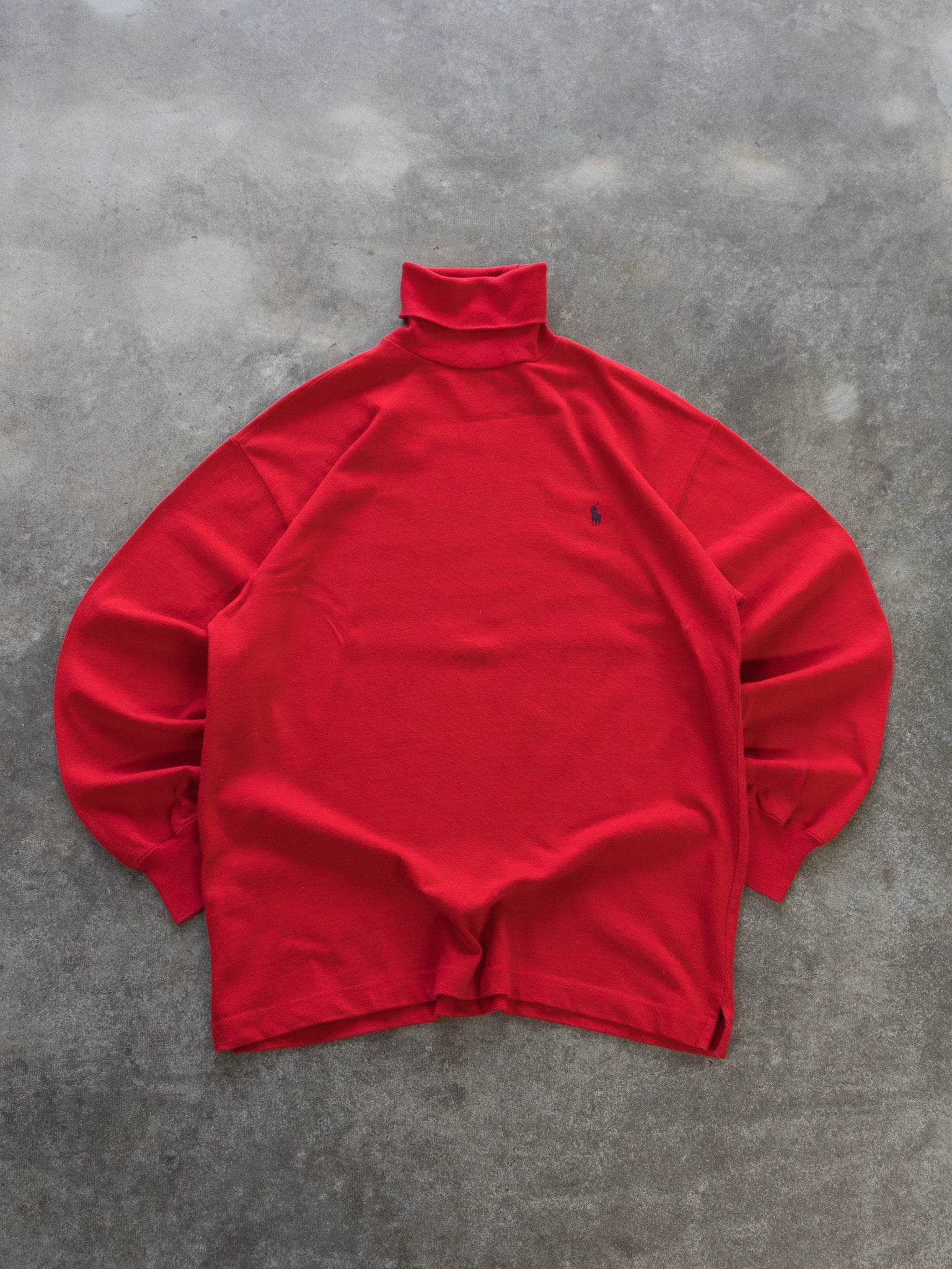 Vintage Red Ralph Lauren Turtle Neck Knit (S)