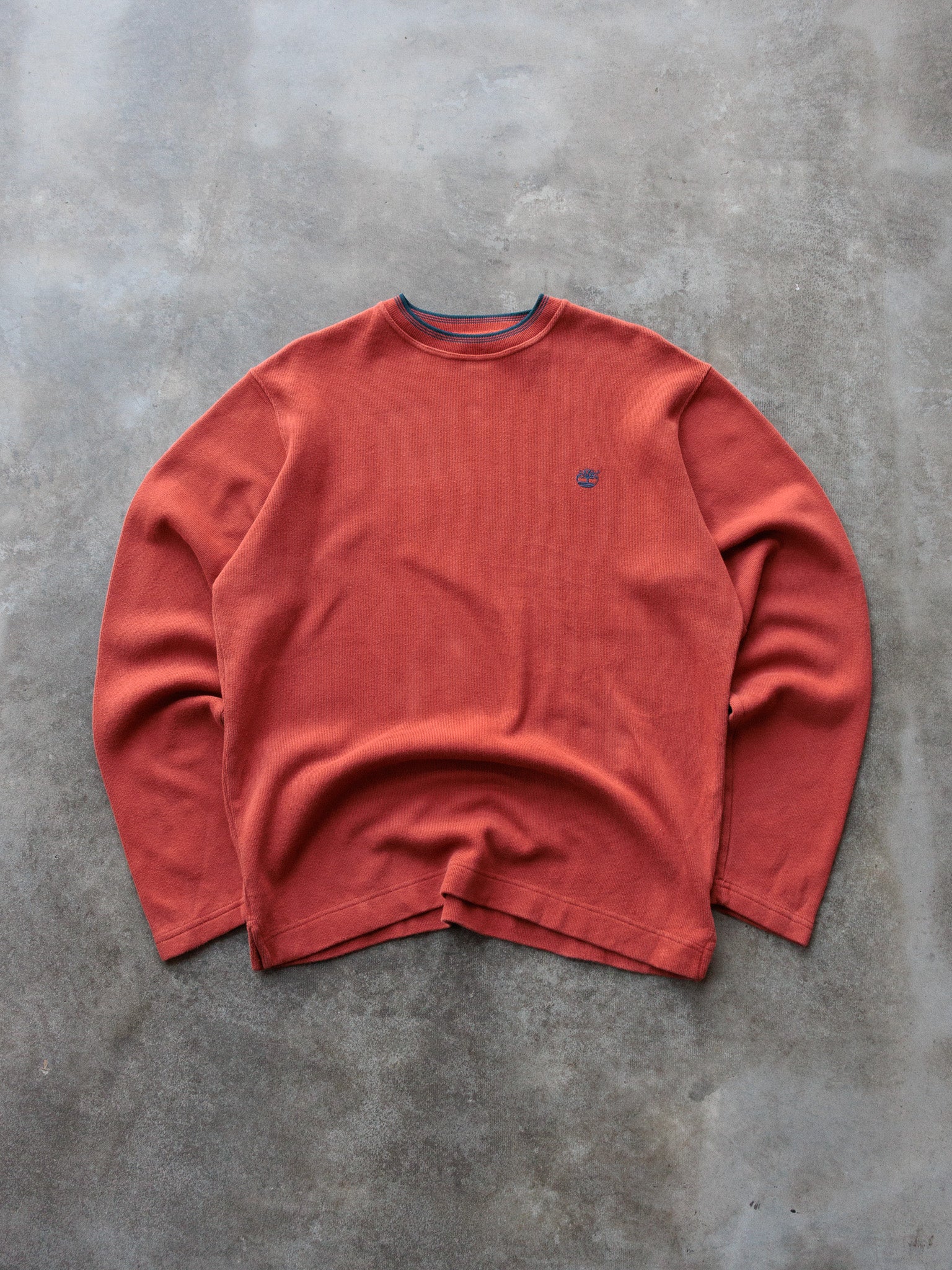 Vintage 90s Orange Timberland Sweatshirt (L)